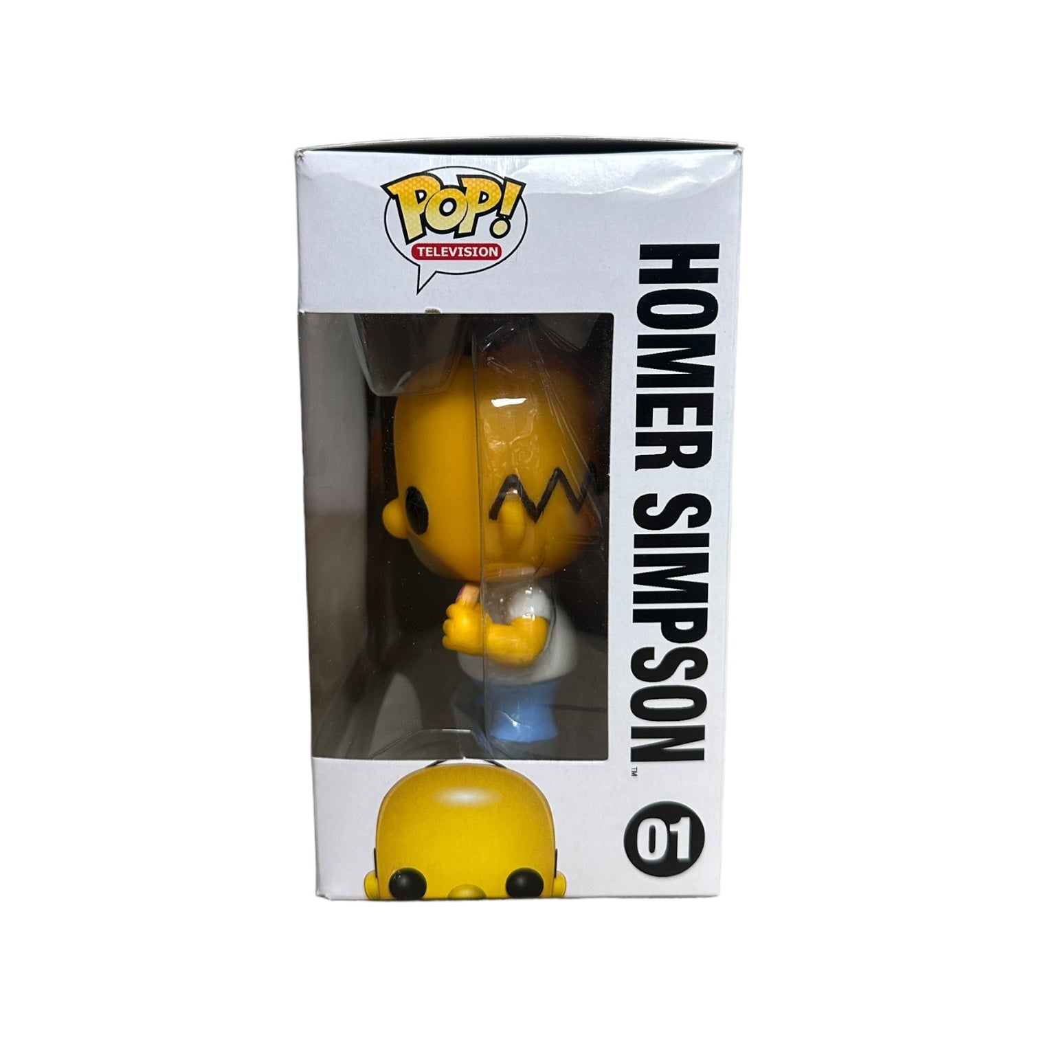 Homer Simpson #01 Funko Pop! - The Simpsons - 2011 Pop! - Condition 7.5/10