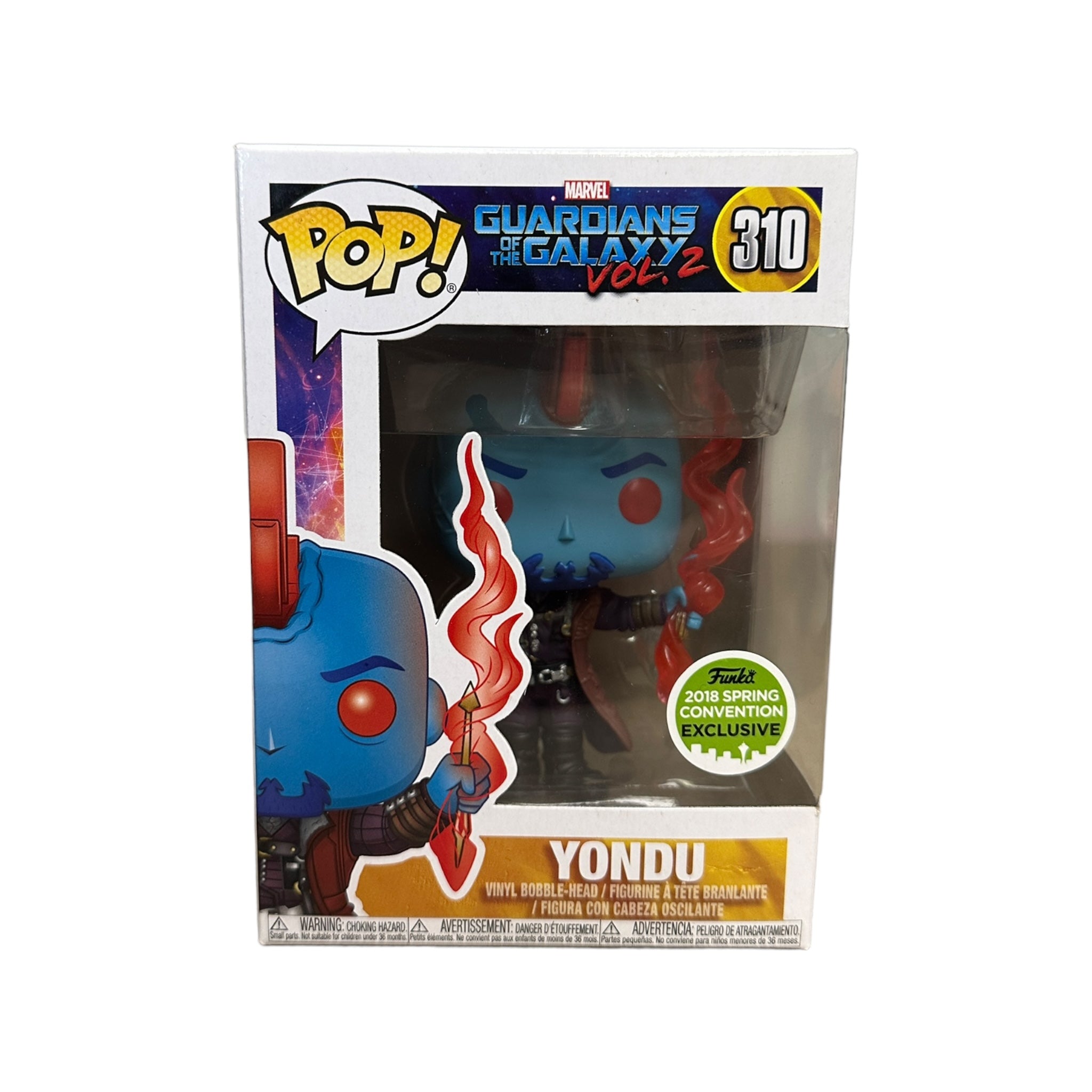 Yondu #310 (Yaka Arrow) Funko Pop! - Guardians of The Galaxy Vol. 2 - ECCC 2018 Shared Exclusive - Condition 8.5/10
