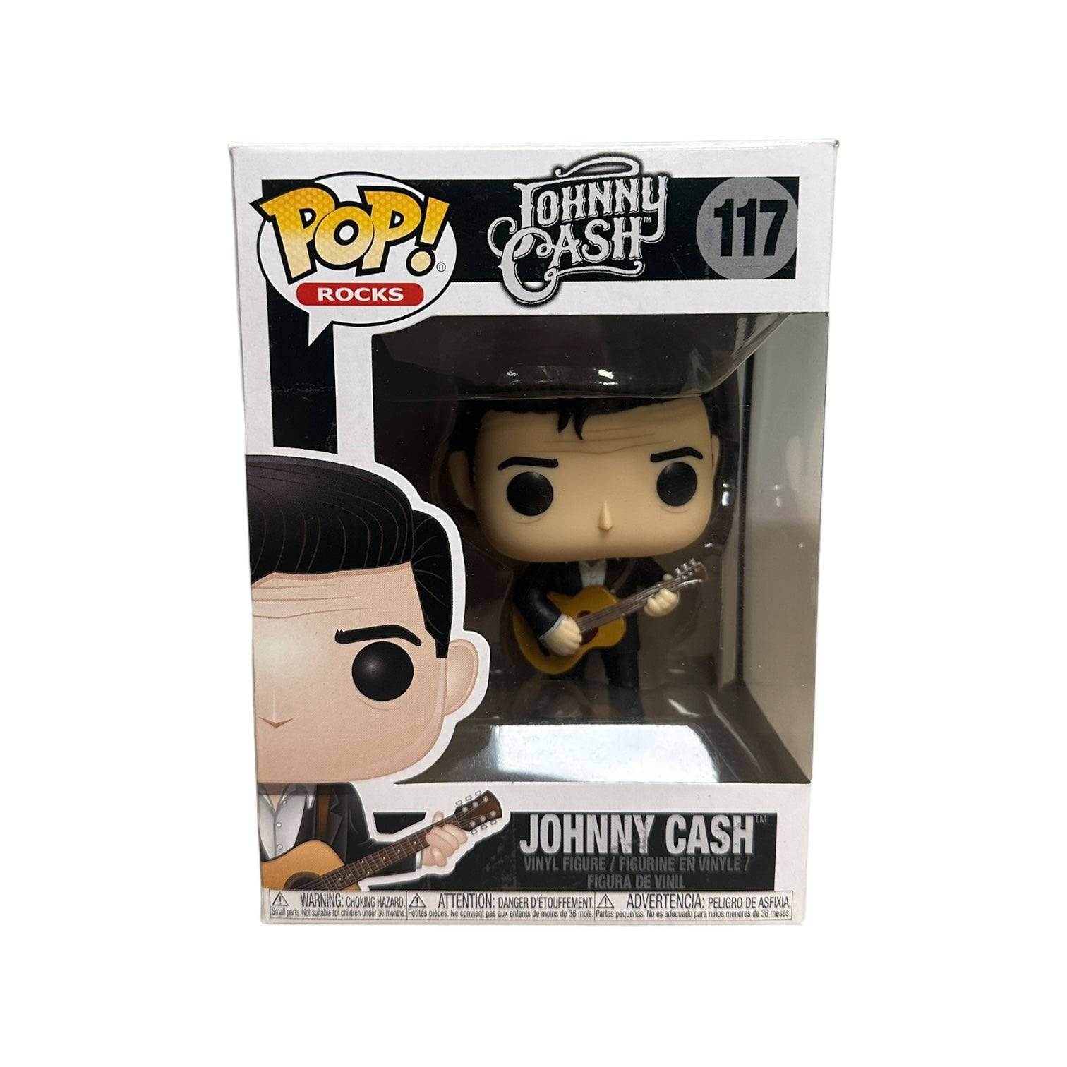 Johnny Cash #117 (Folsom Prison) Funko Pop! - Rocks - 2019 Pop! - Condition 8/10