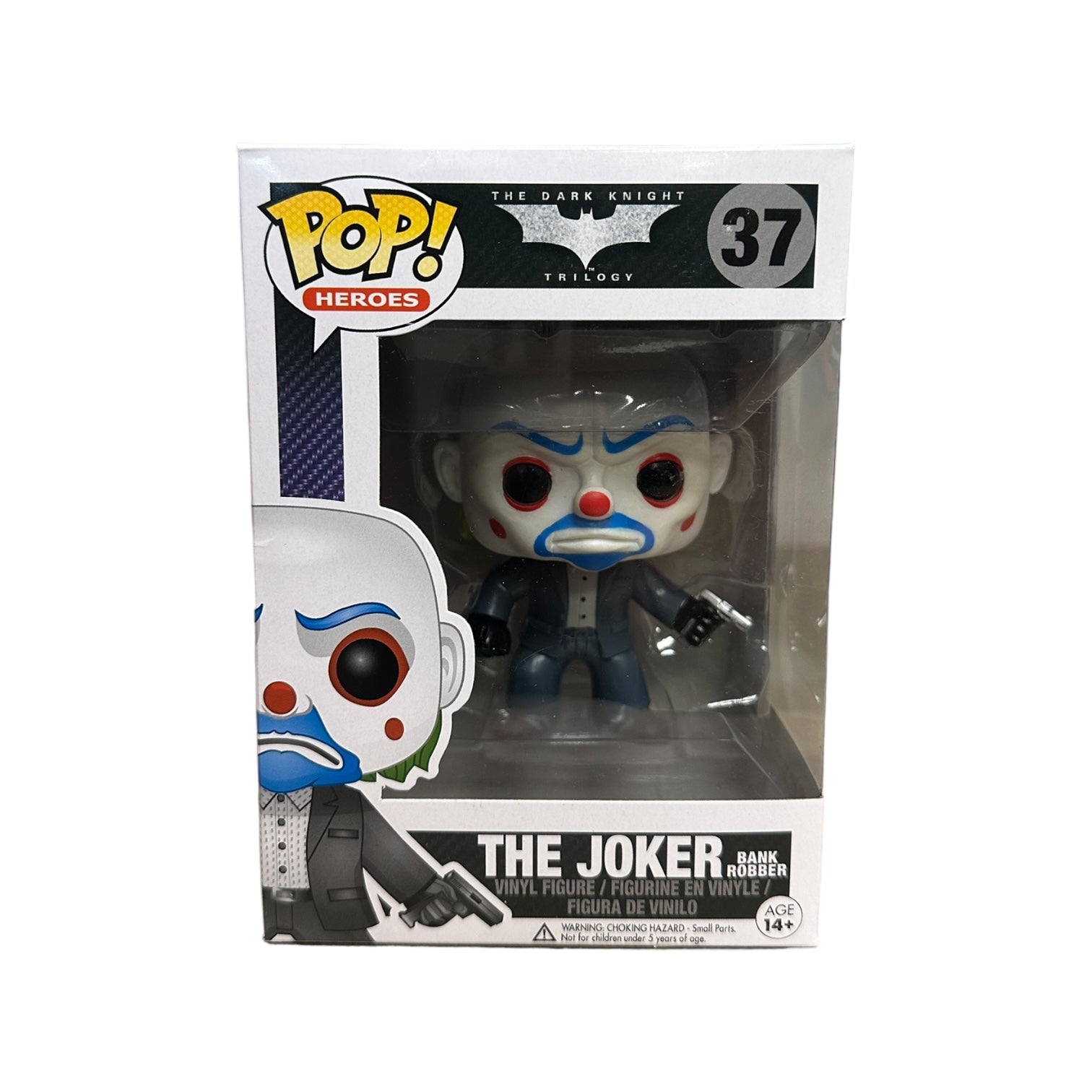 The Joker Bank Robber #37 Funko Pop! - The Dark Knight Trilogy - 2013 Pop! - Condition 7.5/10