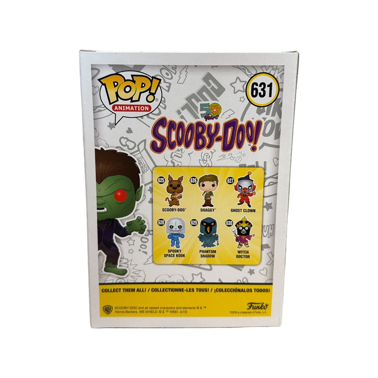 Werewolf #631 Funko Pop! - Scooby-Doo! - Funko Shop Exclusive - Condition 8.5/10