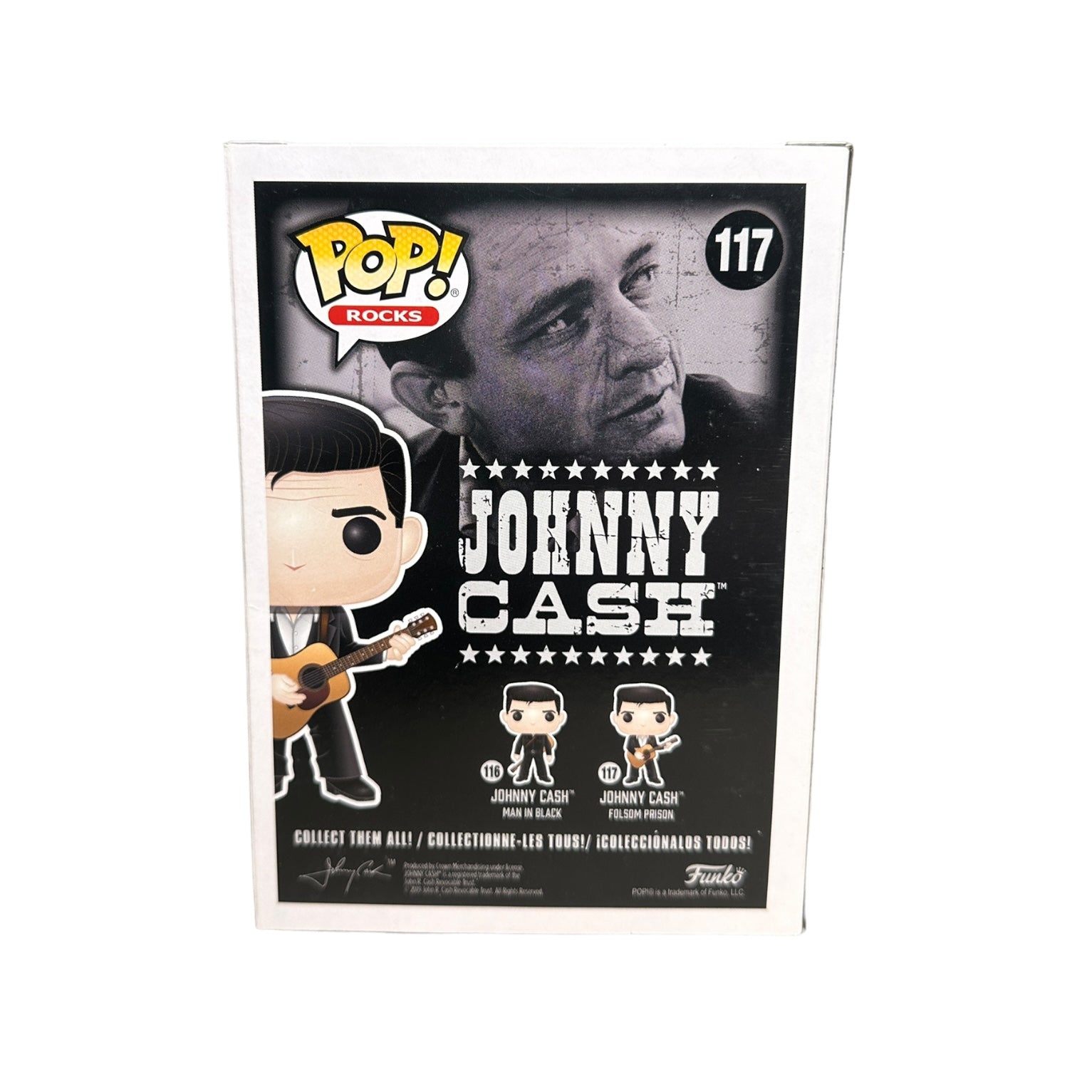 Johnny Cash #117 (Folsom Prison) Funko Pop! - Rocks - 2019 Pop! - Condition 8/10