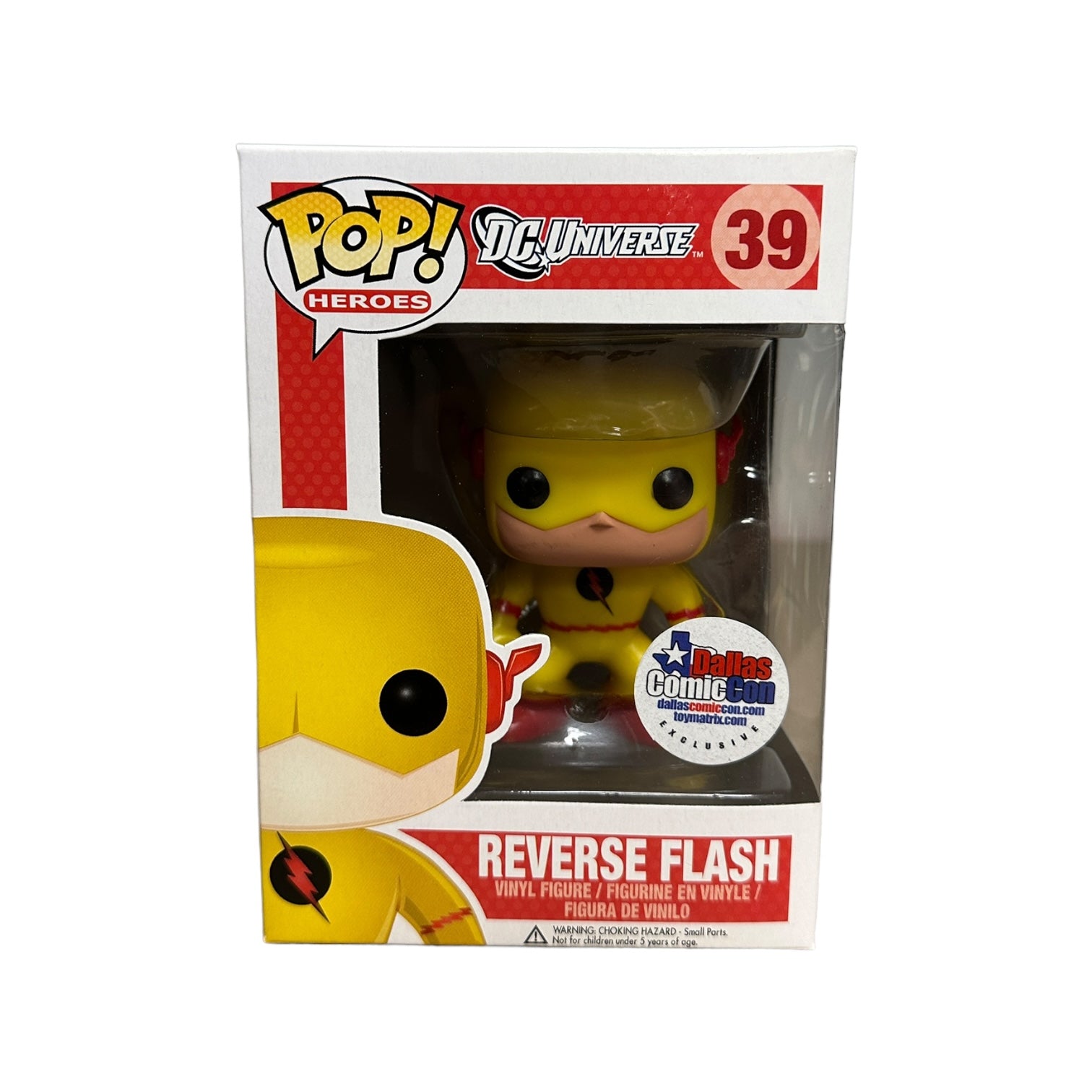 Reverse Flash #39 Funko Pop! - DC Universe - Dallas Comic Con 2013 Exclusive LE2000 Pcs - Condition 8.75/10