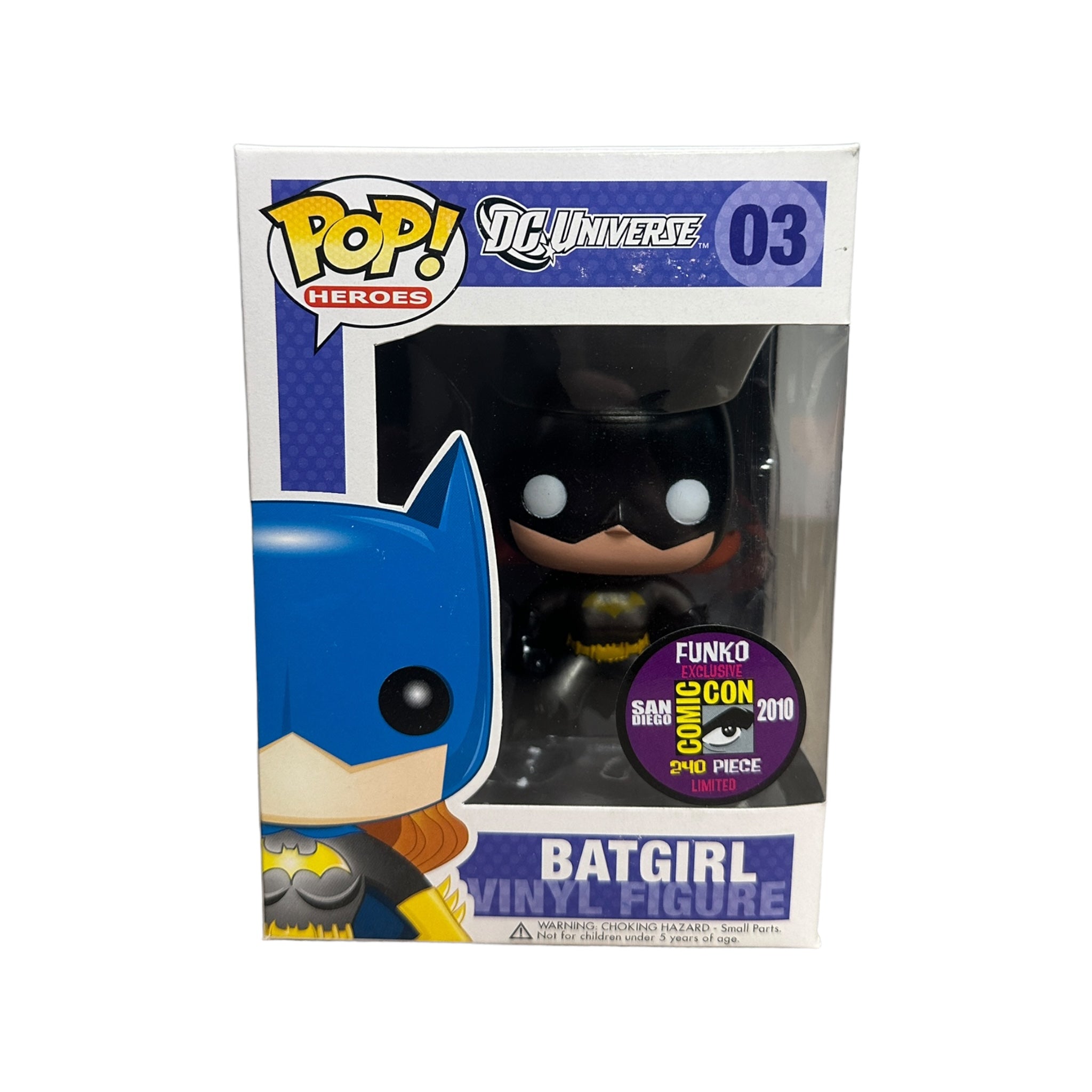 Batgirl #03 (Black Metallic) Funko Pop! - DC Universe - SDCC 2010 Exclusive LE240 Pcs - Condition 7.5/10