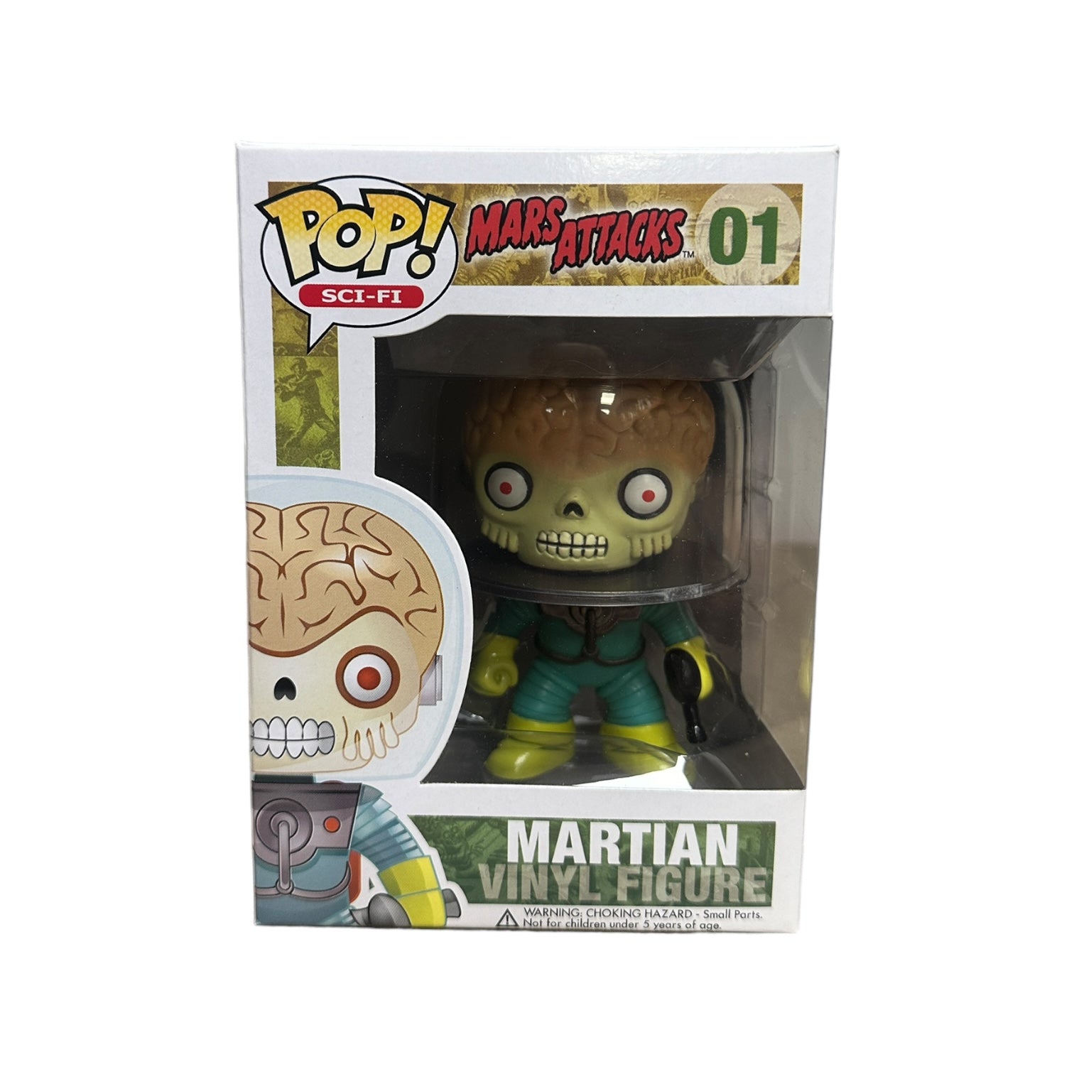 Martian #01 Funko Pop! - Mars Attacks - 2011 Pop! - Condition 9/10