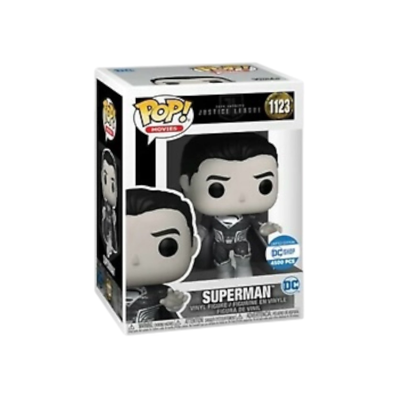 Superman #1123 (B&W) Funko Pop! - Zack Snyder's Justice League - DC Shop LE 4500pcs