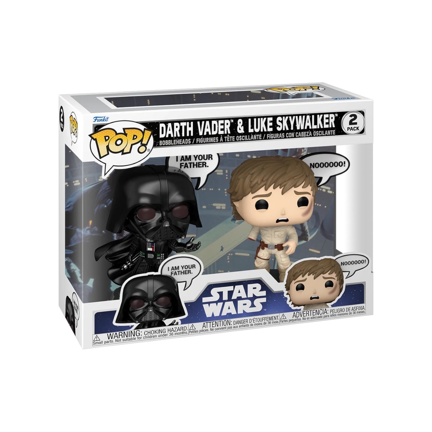 Darth Vader And Luke Skywalker (I Am Your Father) 2 Pack Funko Pop! - Star Wars: The Empire Strikes Back