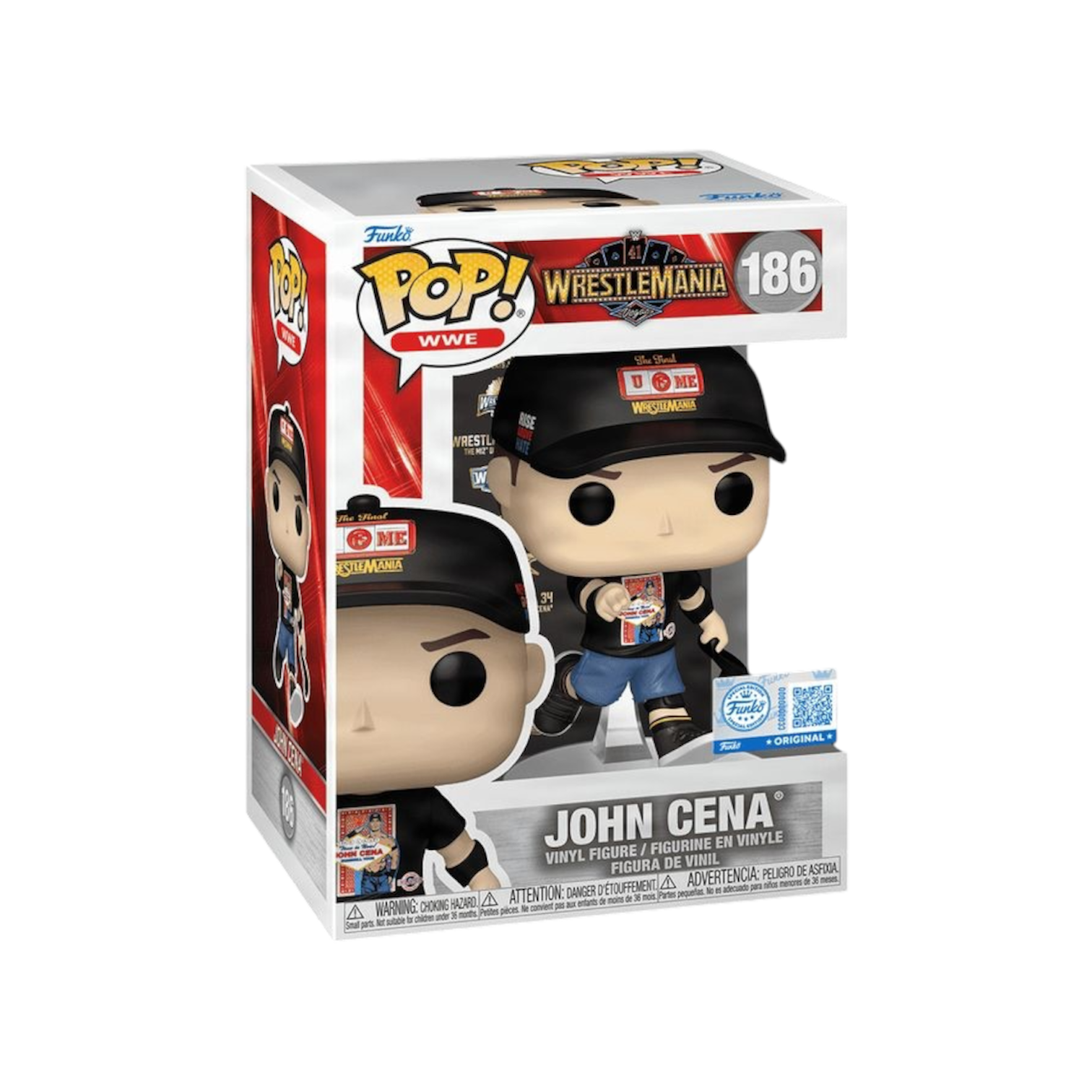 John Cena #186 Funko Pop - WWE: Wrestmania 41 - PREORDER AVAILABLE UNTIL THE 5TH OF MAY ONLY