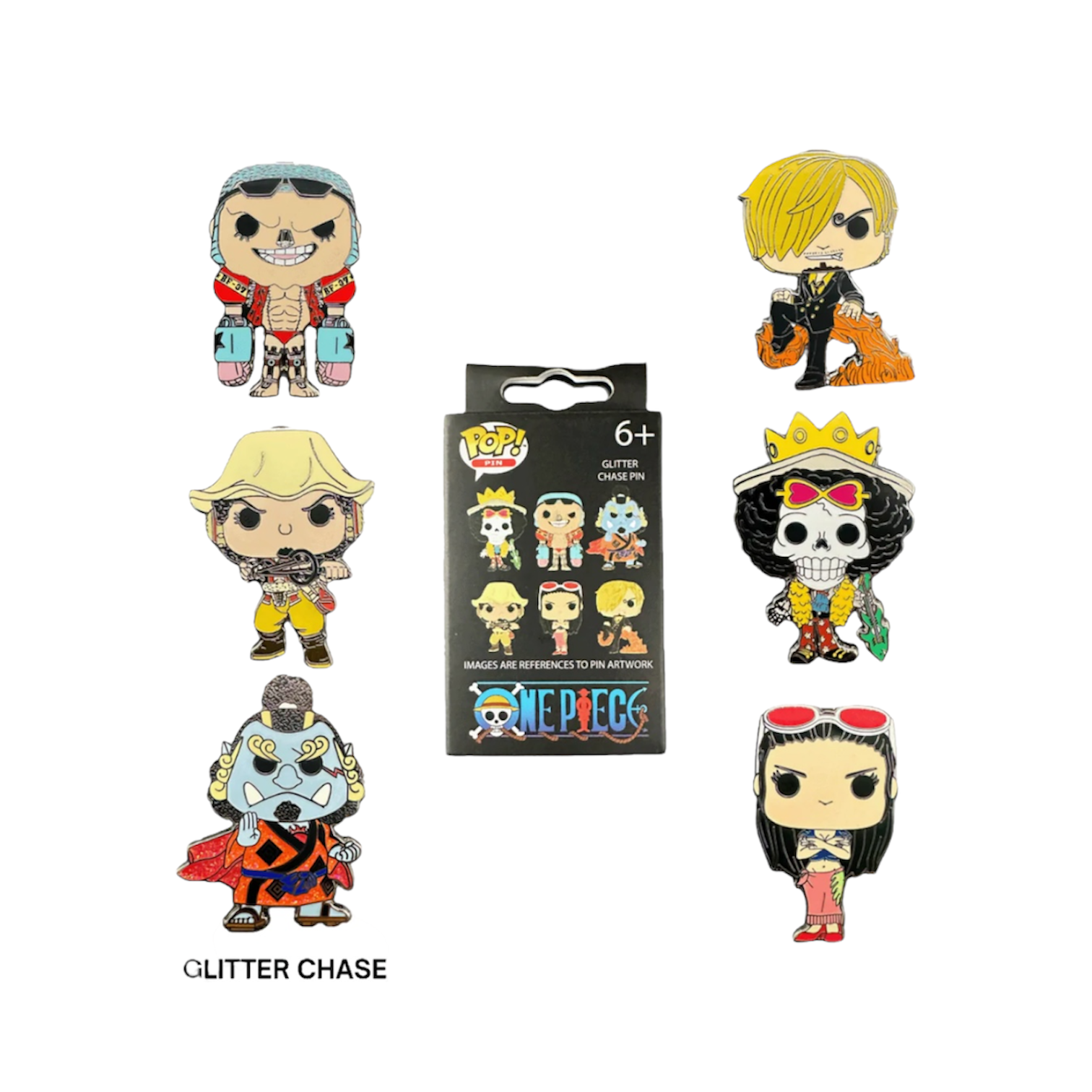 One Piece Pop Character Blind Box Pins Funko Loungefly - Chance of Chase