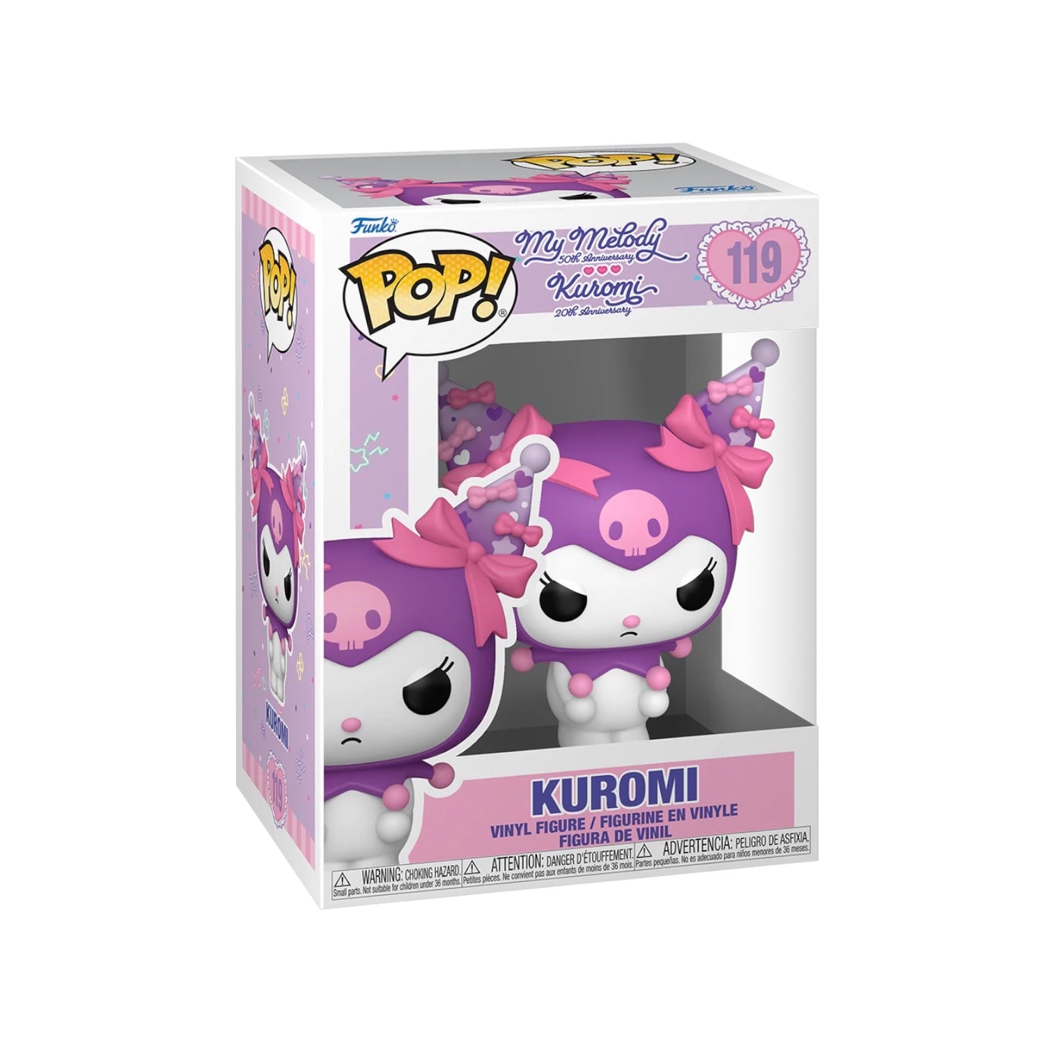 Grumpy Kuromi #119 Funko Pop - Kuromi : 20th Anniversary