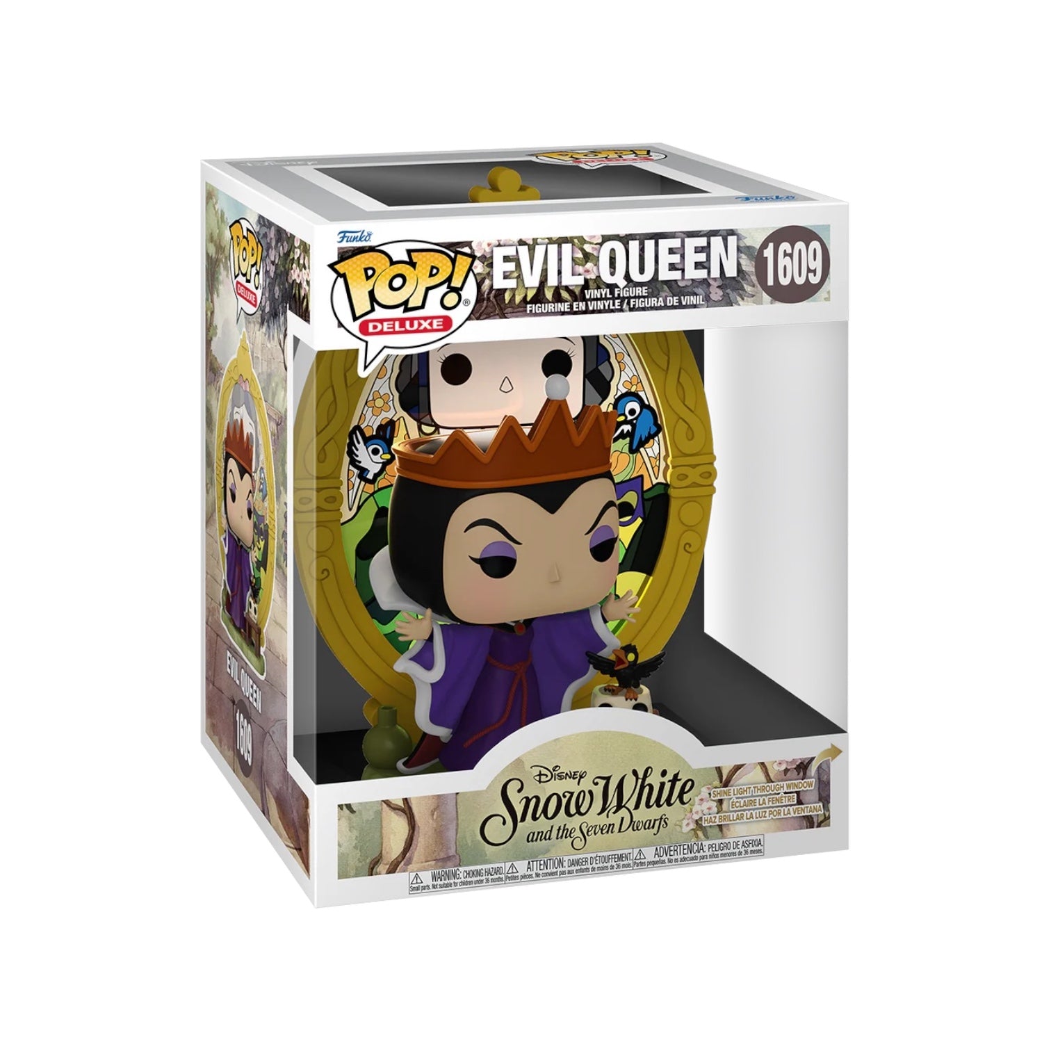 Evil Queen (Stained Glass) #1609 Deluxe Funko Pop - Snow White and The Seven Dwarfs