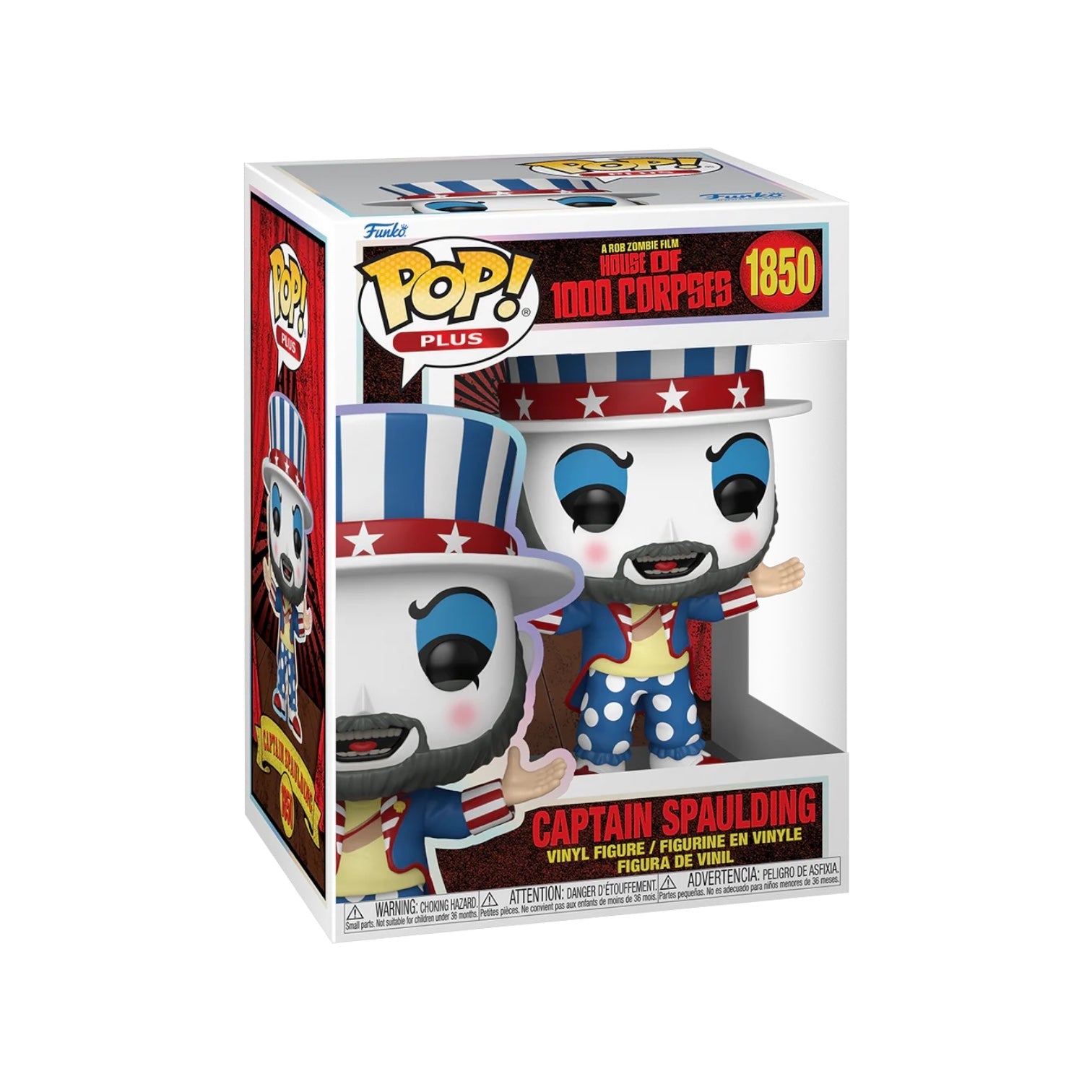 Captain Spaulding #1850 Plus Funko Pop - House of 1000 Corpses - PREORDER