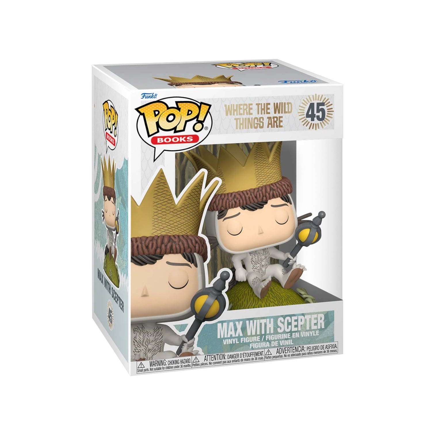 Max with Scepter #45 Premium Funko Pop - Where The Wild Things Are