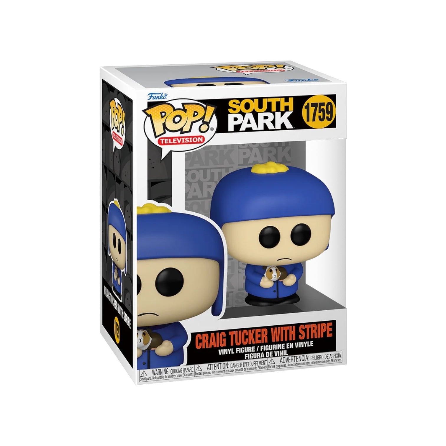 Craig Tucker With Stripe #1759 Funko Pop - South Park - PREORDER
