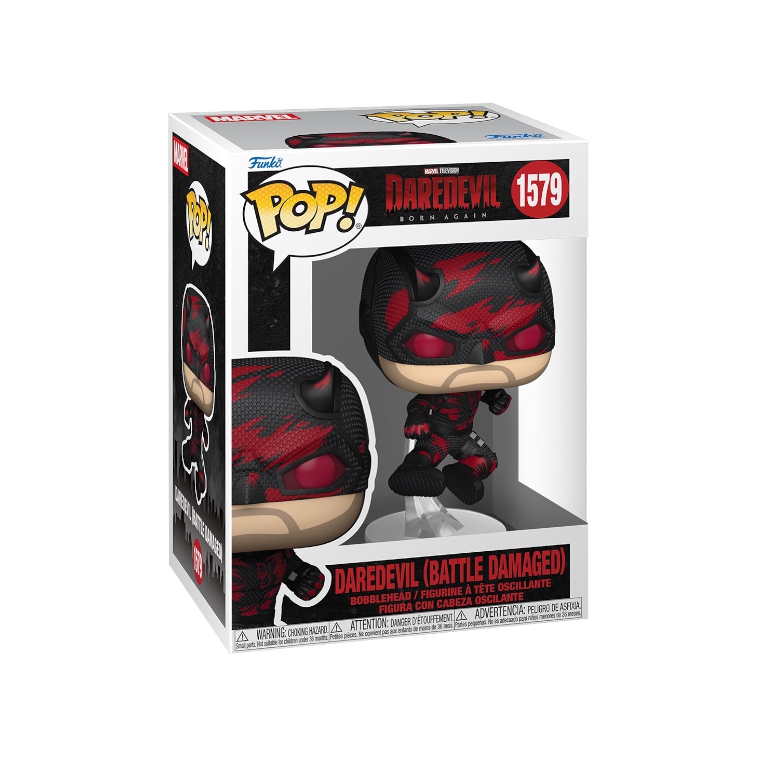 Daredevil (Battle damaged) #1579 Funko Pop - Daredevil : Born Again - PREORDER