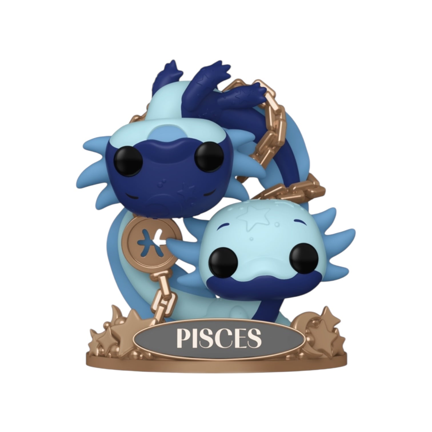 Pisces 20 Funko Pop Blue vinyl figure out of packaging on white background
