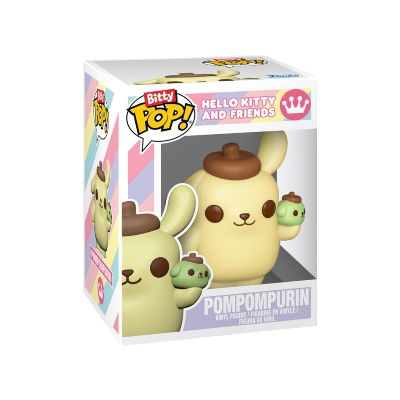Pompompurin Bitty Pop on a white background