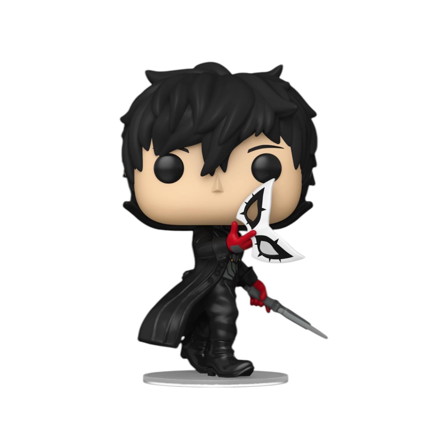 Funko Pop! vinyl figure of a character with black hair and a sword on a white background