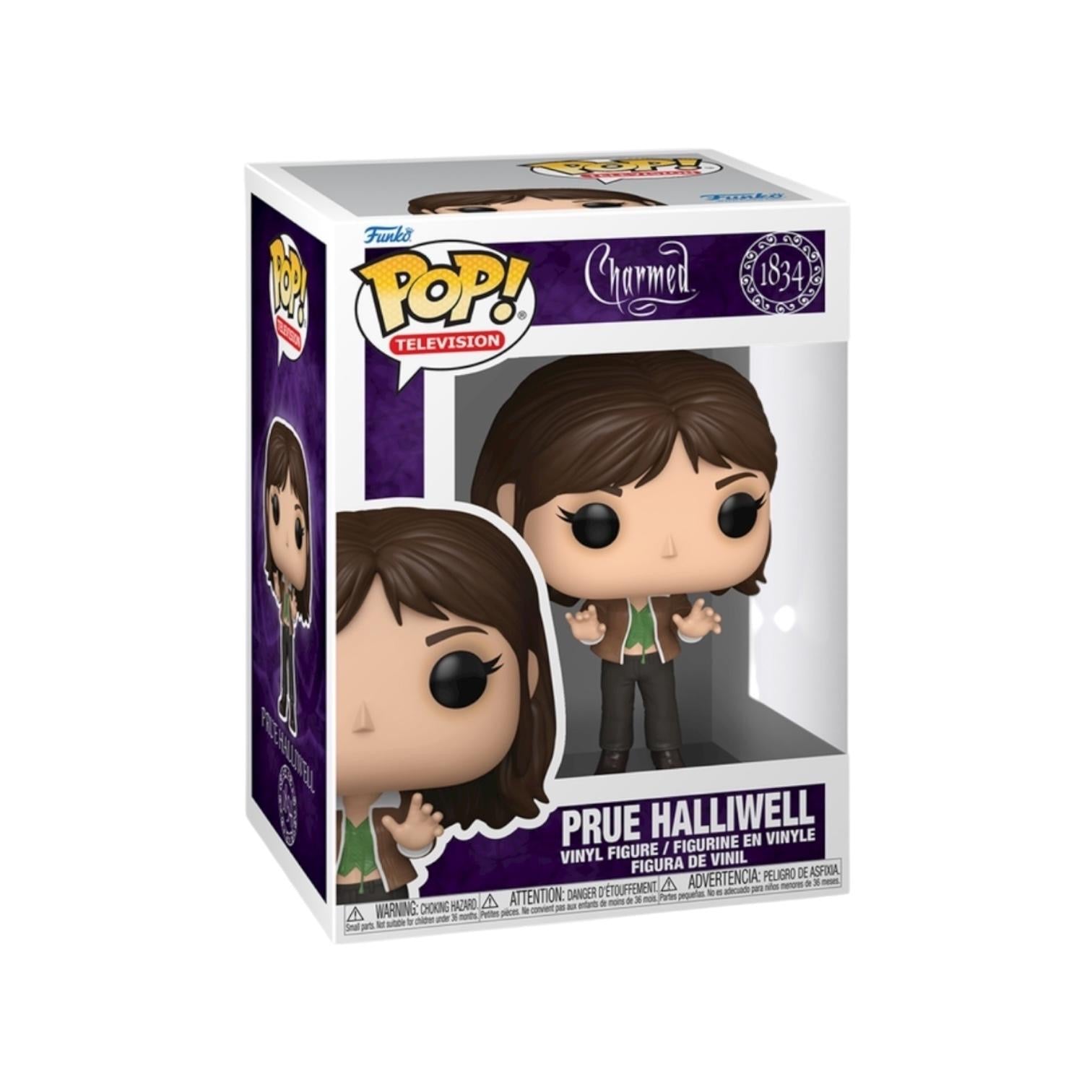 Funko Pop! vinyl figure of Prue Halliwell in packaging on a white background
