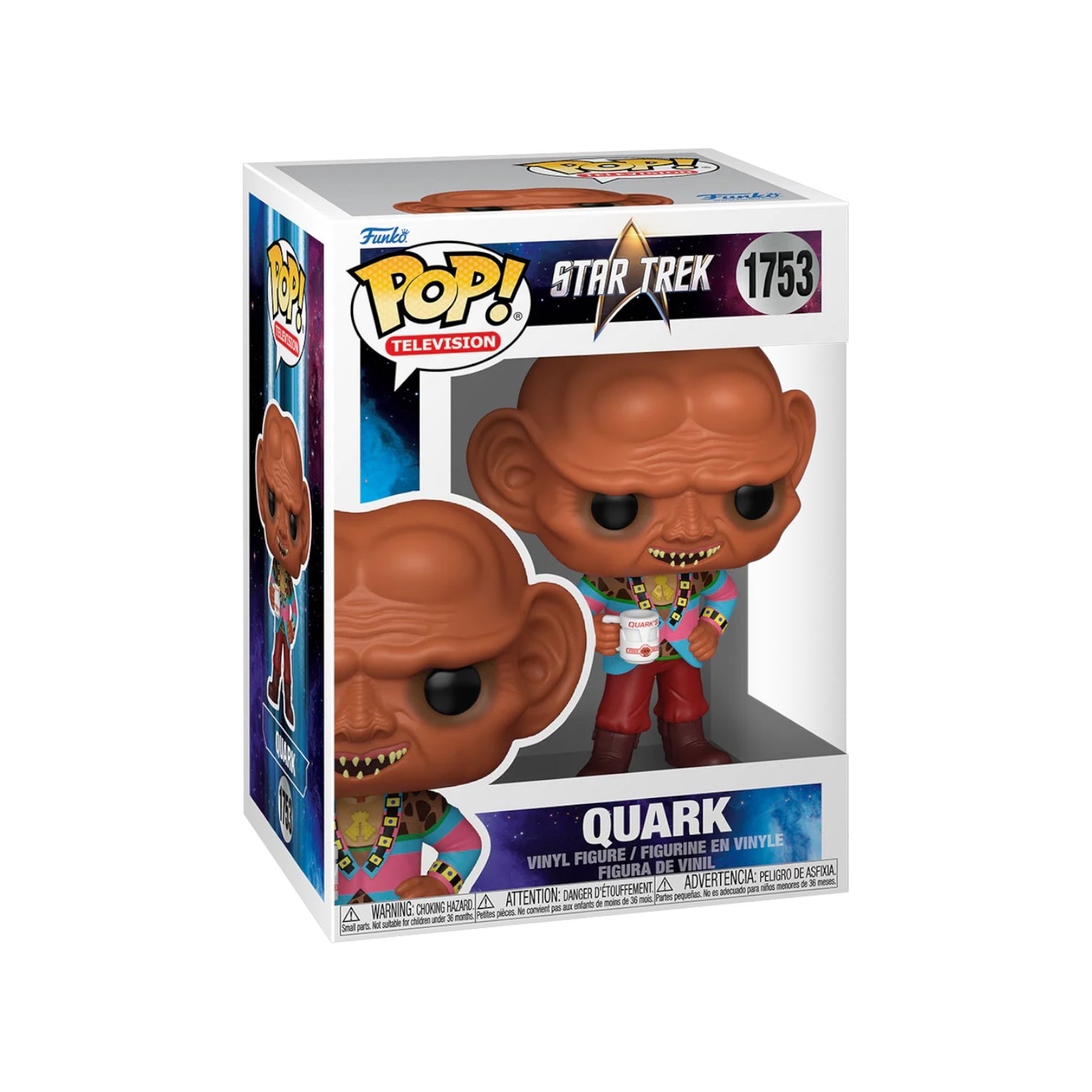 Funko Pop! vinyl figure of Quark from Star Trek in packaging