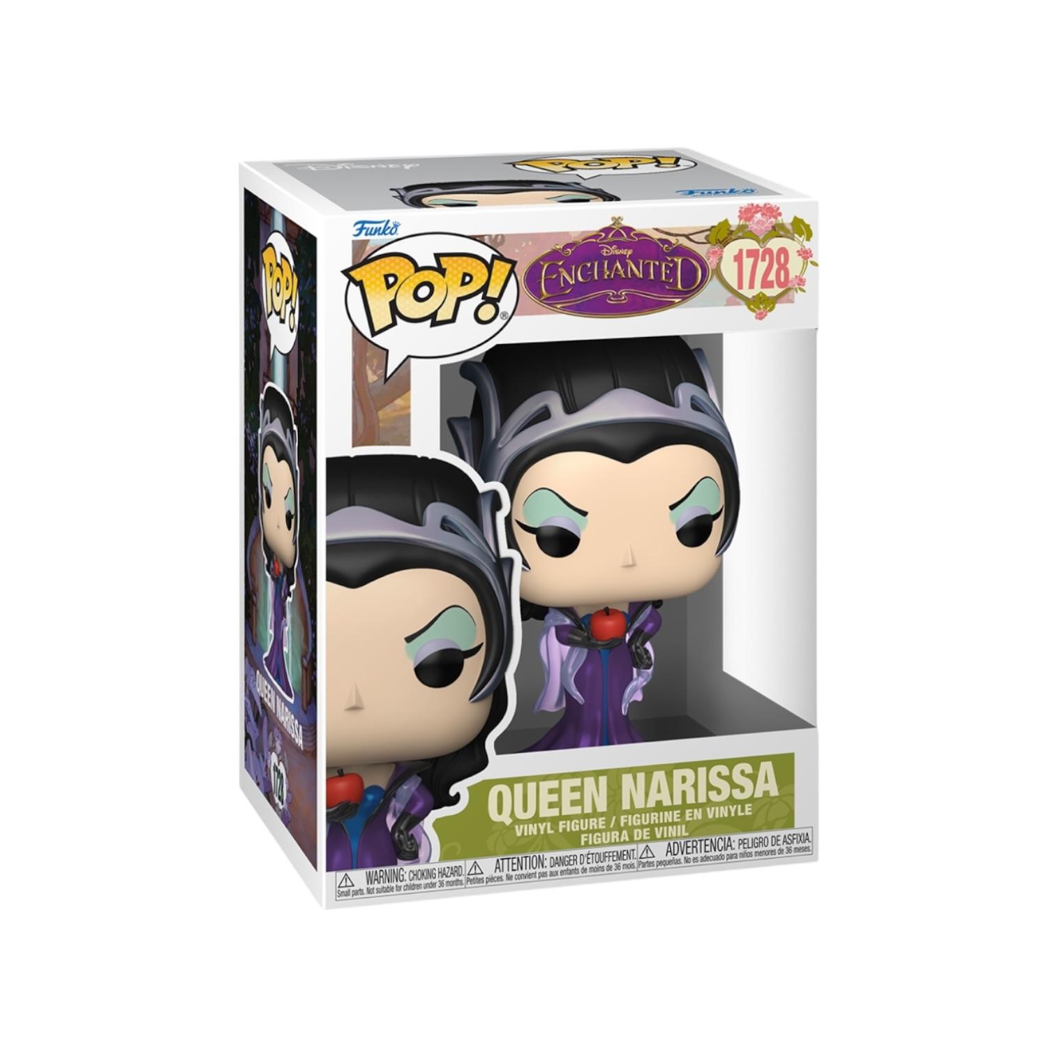 Funko Pop! vinyl figure of Queen Narissa from Enchanted in packaging