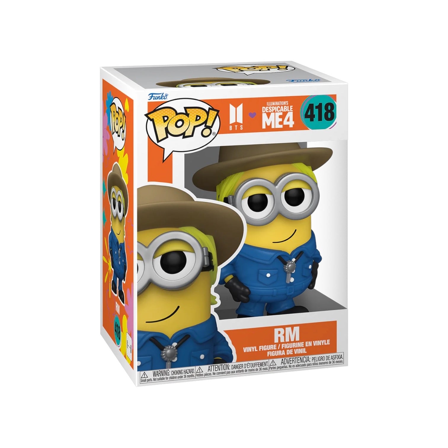 RM #418 Funko Pop! combines BTS with Despicable Me 4, an exciting collectible arriving soon!