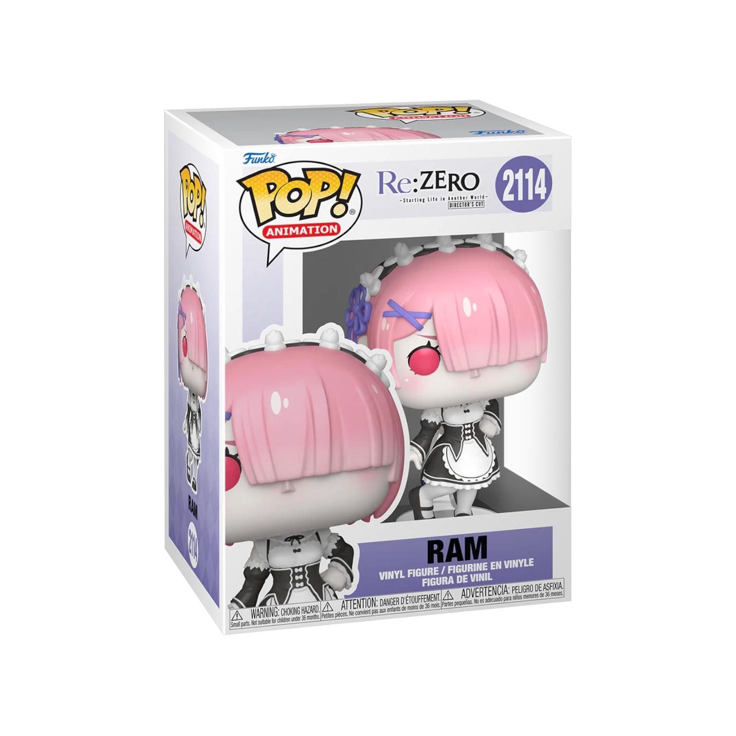 Funko Pop! Animation figure of RAM from Re:Zero in packaging