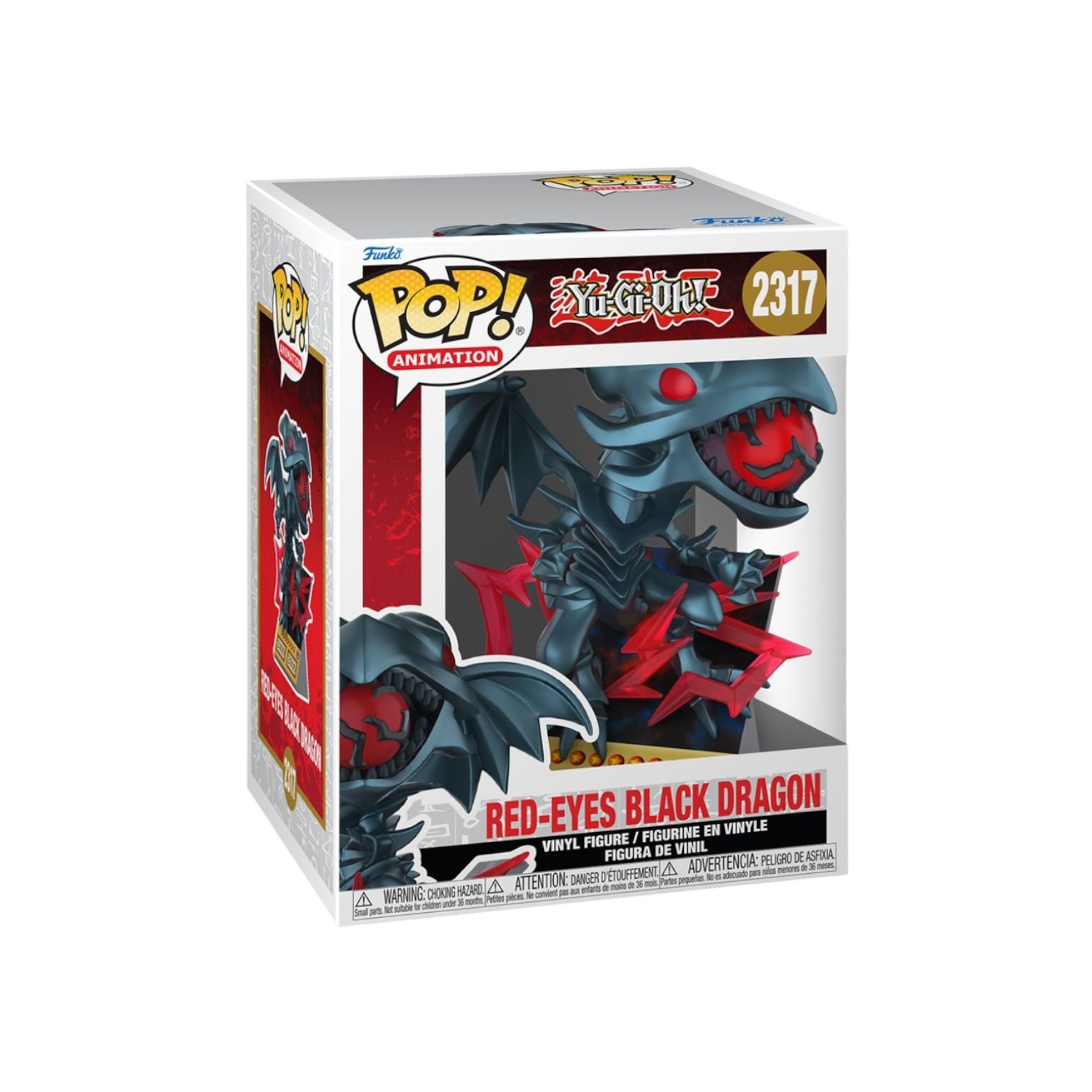 Funko Pop! Animation Red-Eyes Black Dragon figure packaging