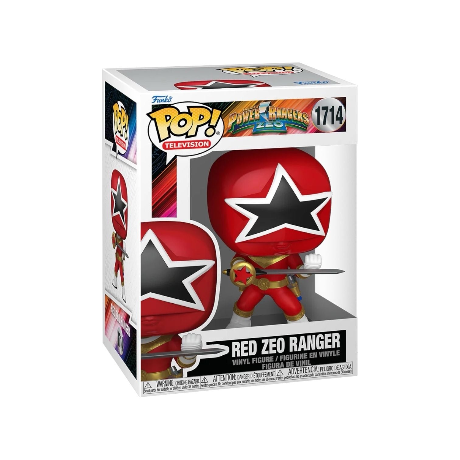 It’s time to morph into action with the POP! Red Zeo Ranger!