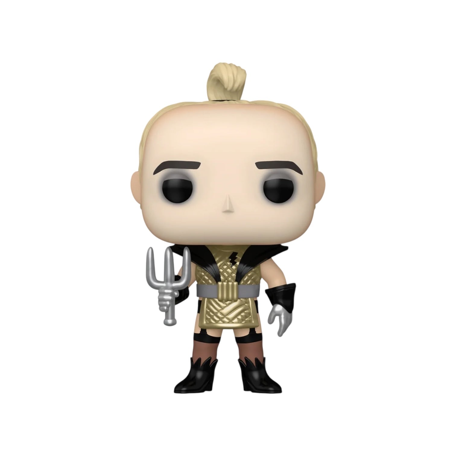 Funko Pop! vinyl figure of a character with blonde hair and a gold outfit on a white background