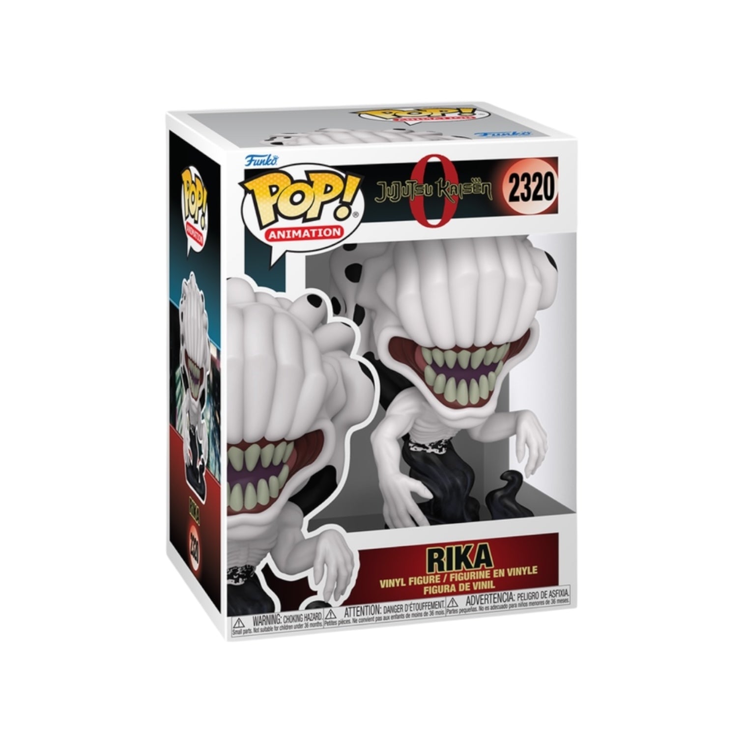 Funko Pop! Rika figure packaging with visible branding on a white background