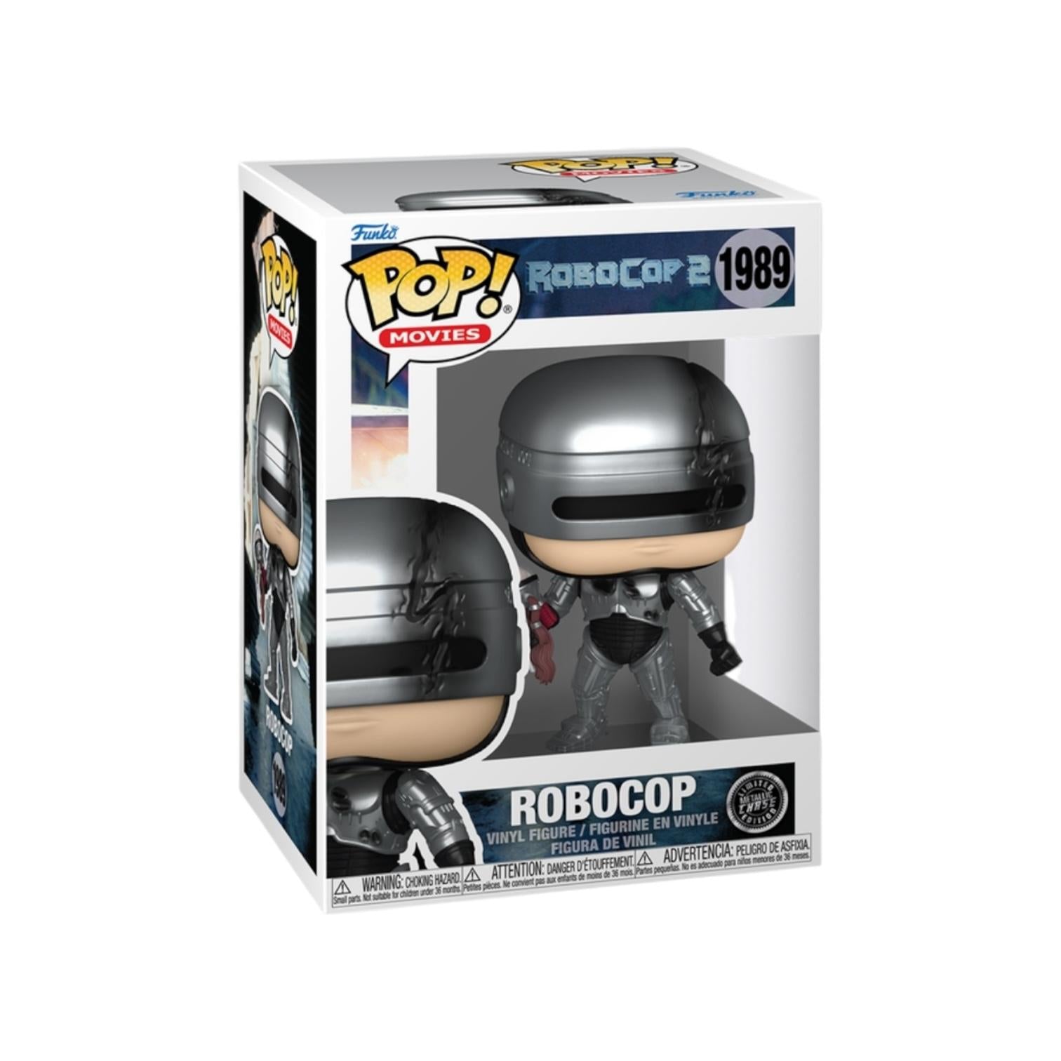 Funko Pop! Movies Robocop figure in packaging on a white background