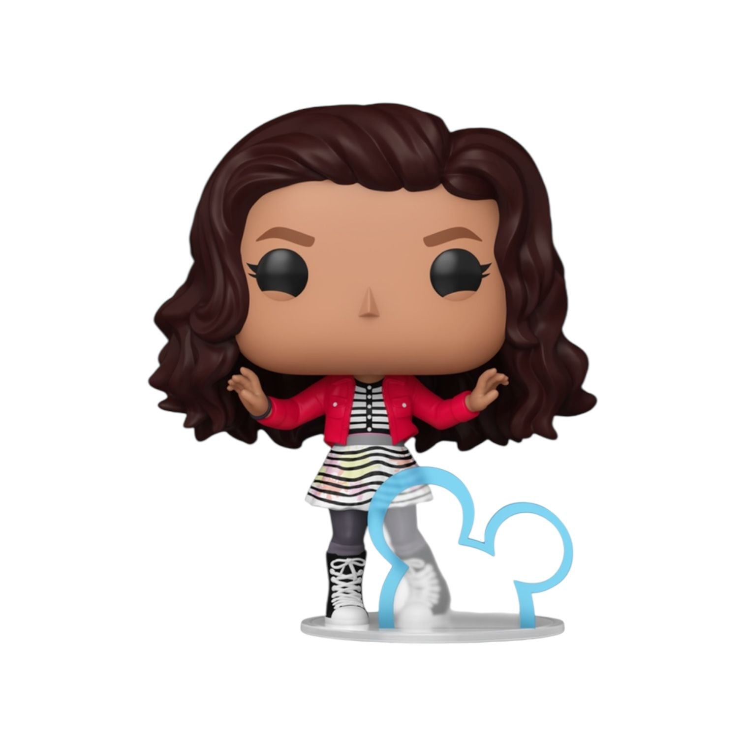 Funko Pop! vinyl figure of a character with a red jacket and striped shirt on a white background