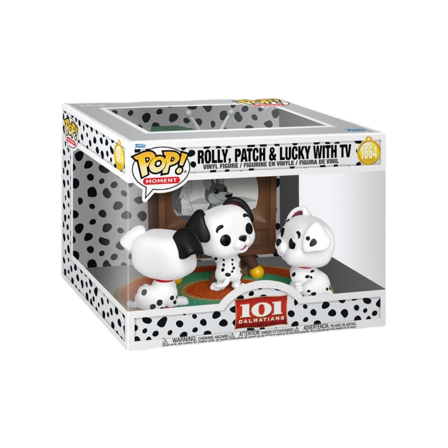 Rolly, Patch Lucky Funko Pop 101 Dalmatians Collectibles