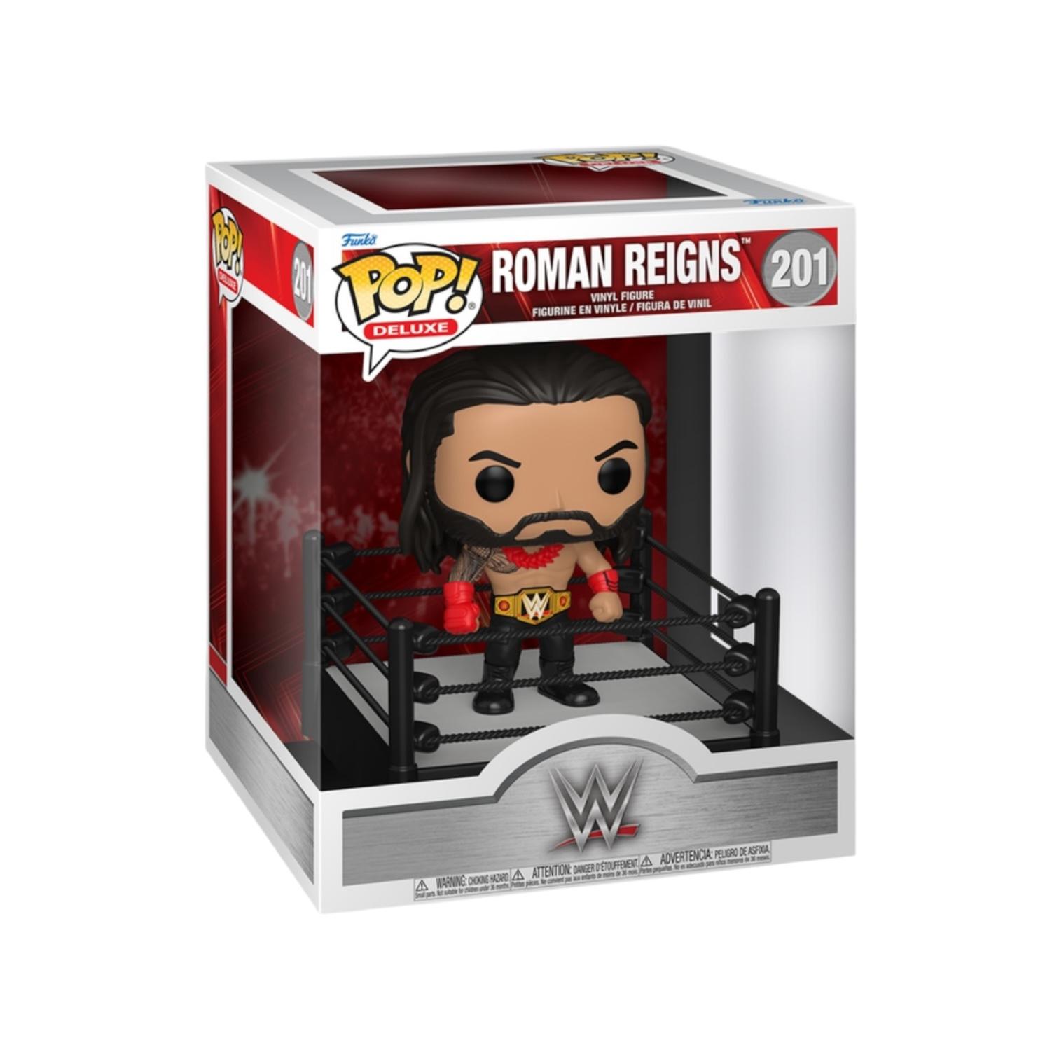 Funko Pop! vinyl figure of Roman Reigns in packaging on a white background
