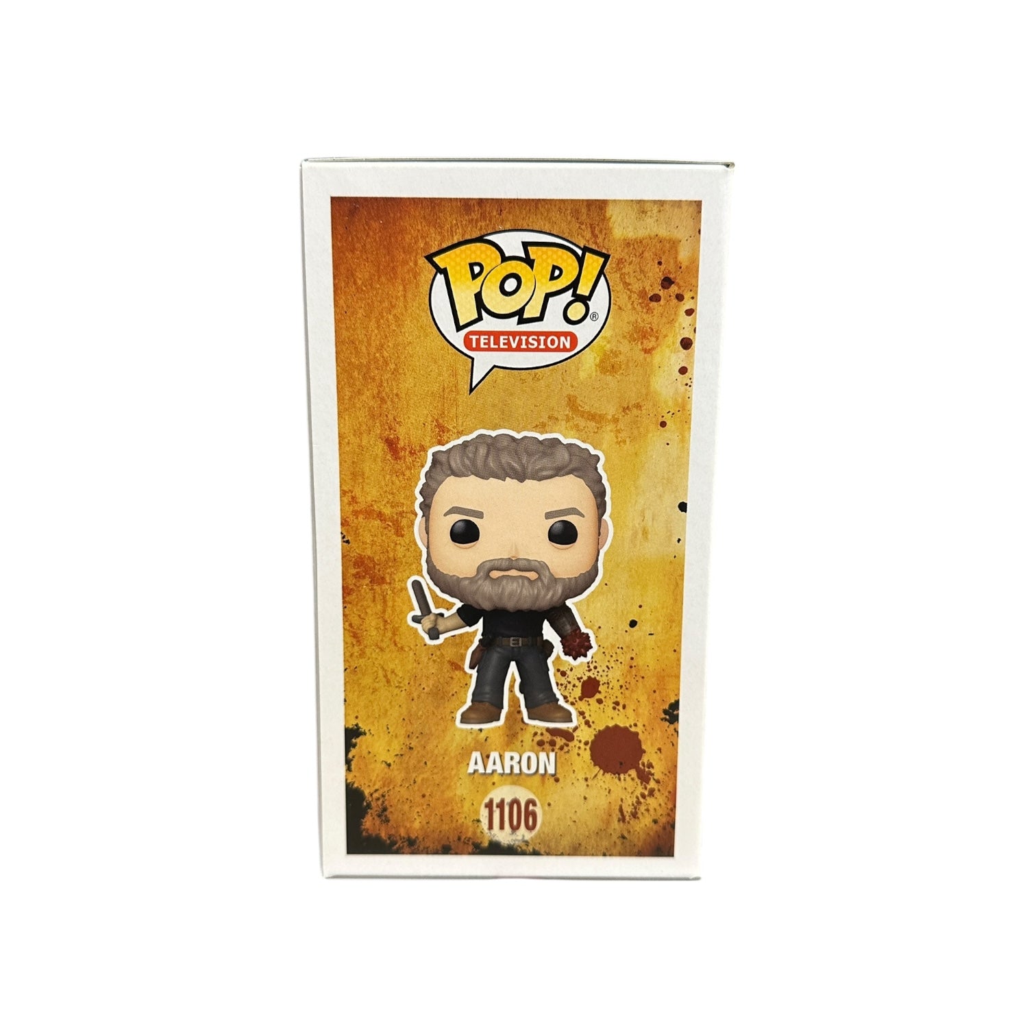 Ross Marquand Signed Aaron #1106 Funko Pop! - The Walking Dead - Supply Drop Exclusive Side