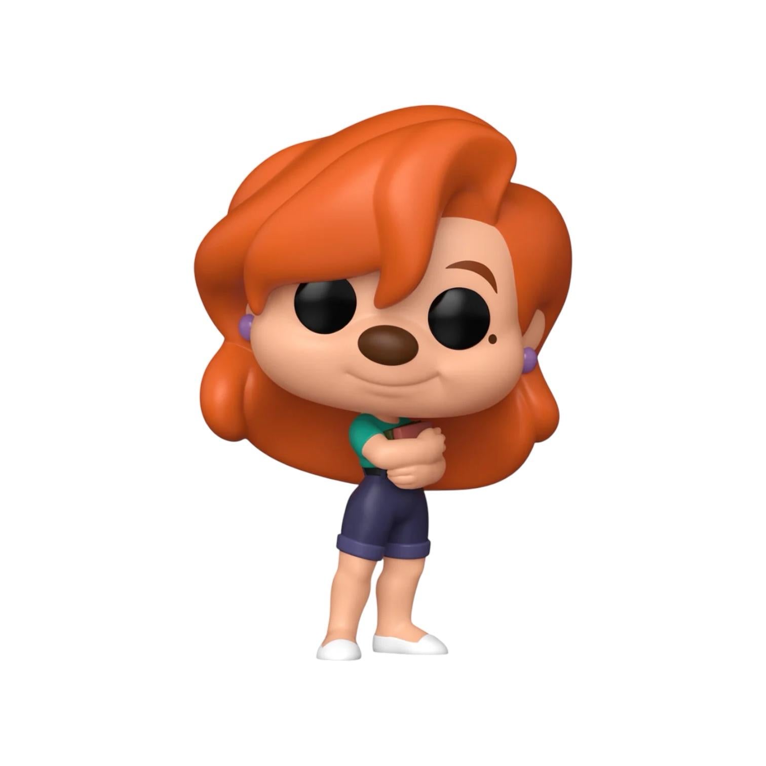 Roxanne from the goofy movie with her big ginger hair and blue shorts
