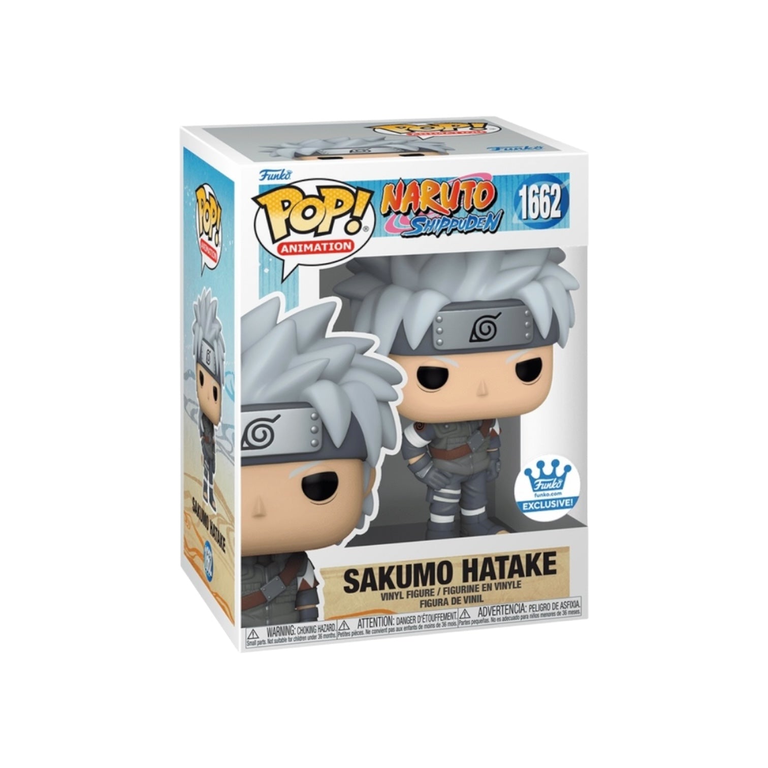 Sakumo Hatake #1662 Funko Pop! - Naruto Shippuden - Funko Shop Exclusive Box