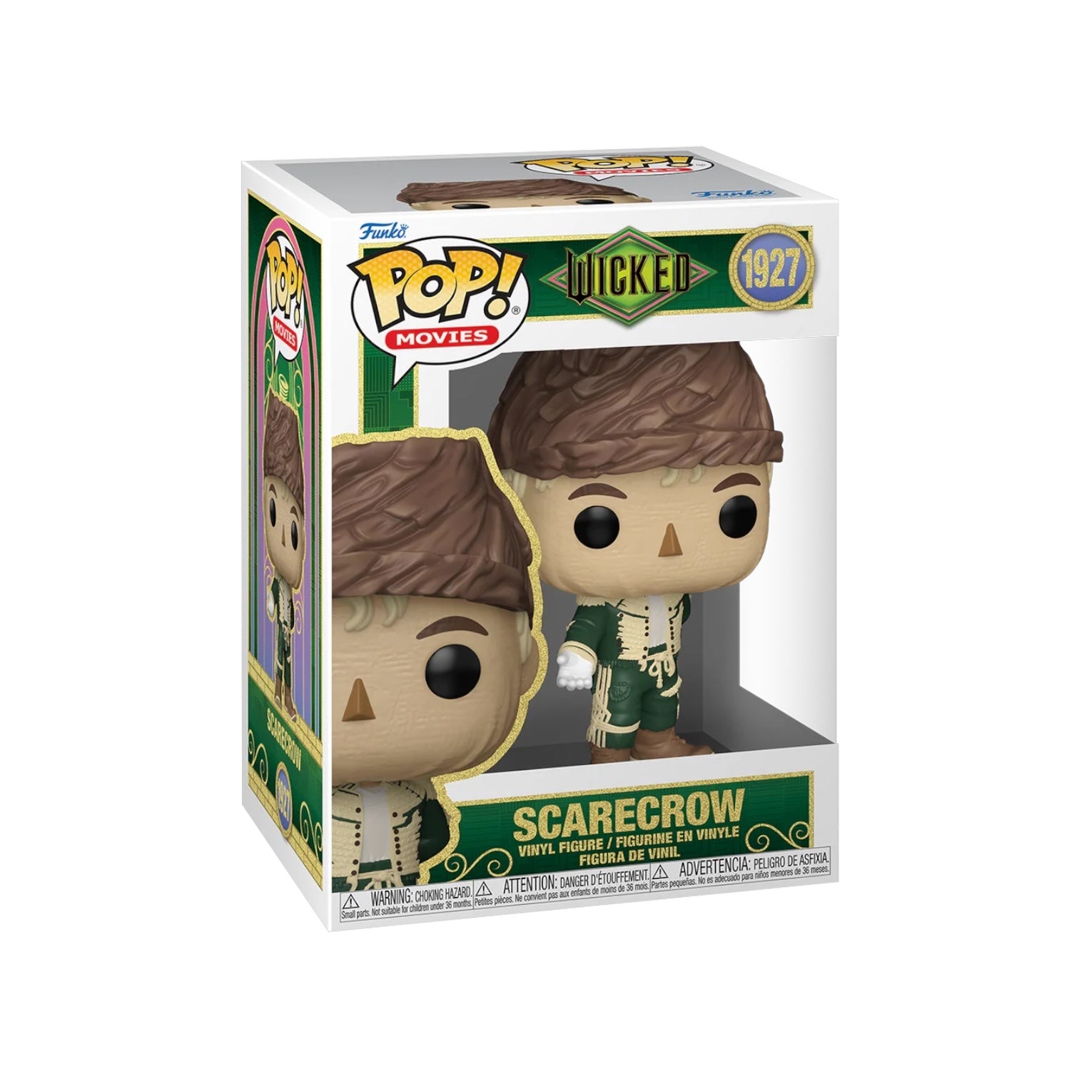 Funko Pop! Scarecrow vinyl figure in packaging on a white background
