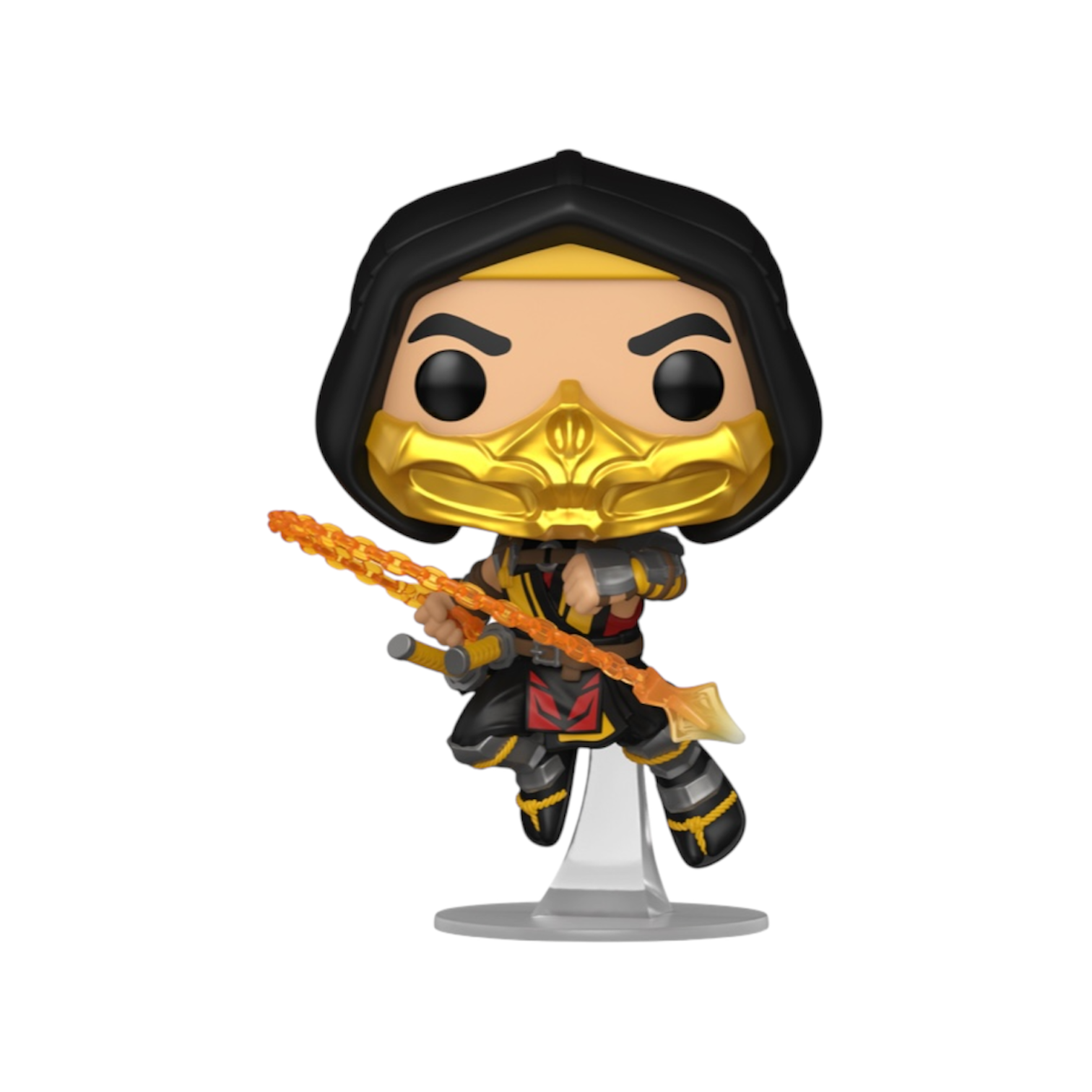 Scorpion, in his black and gold detail