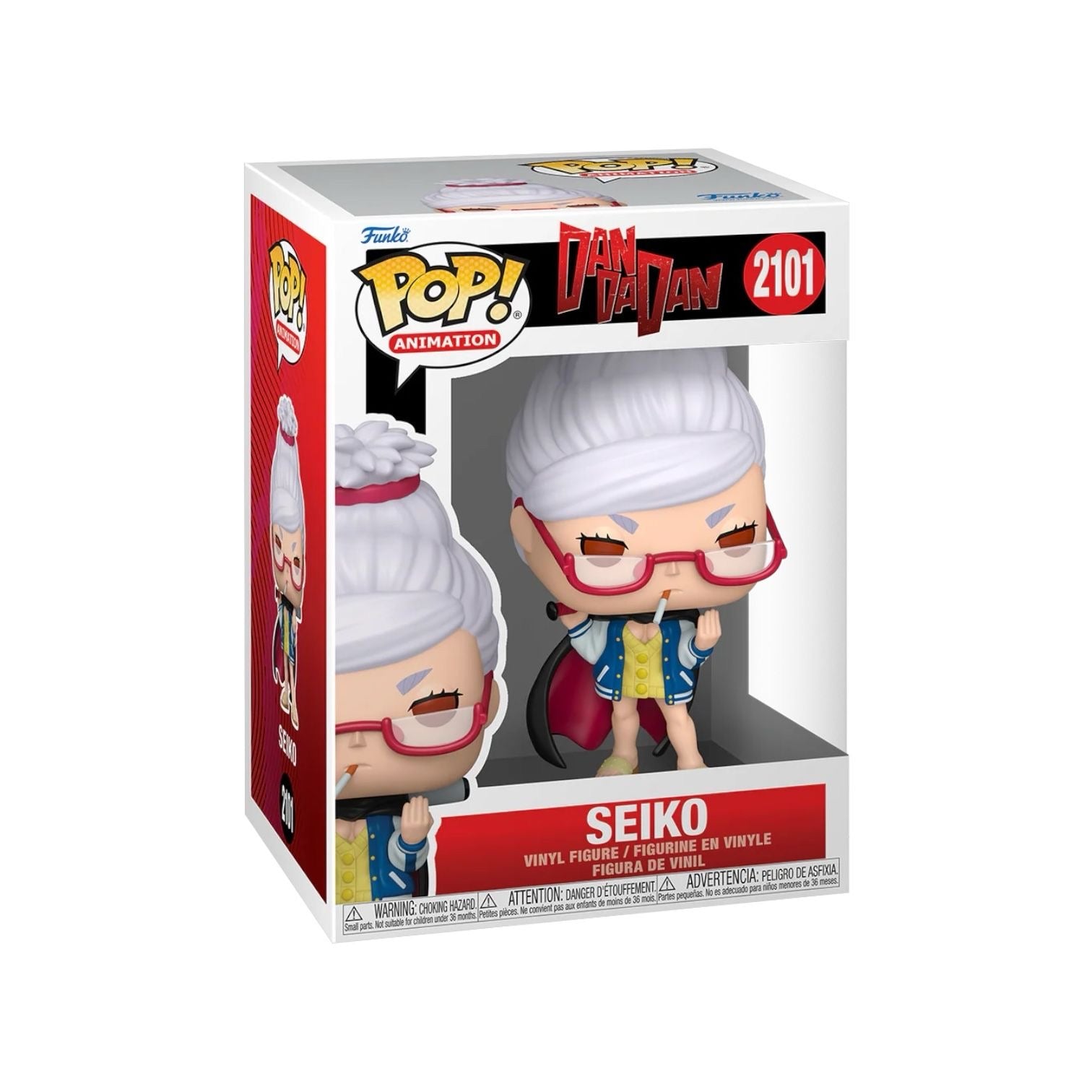 Funko Pop! Animation figure of Seiko from Dan dan dan in packaging