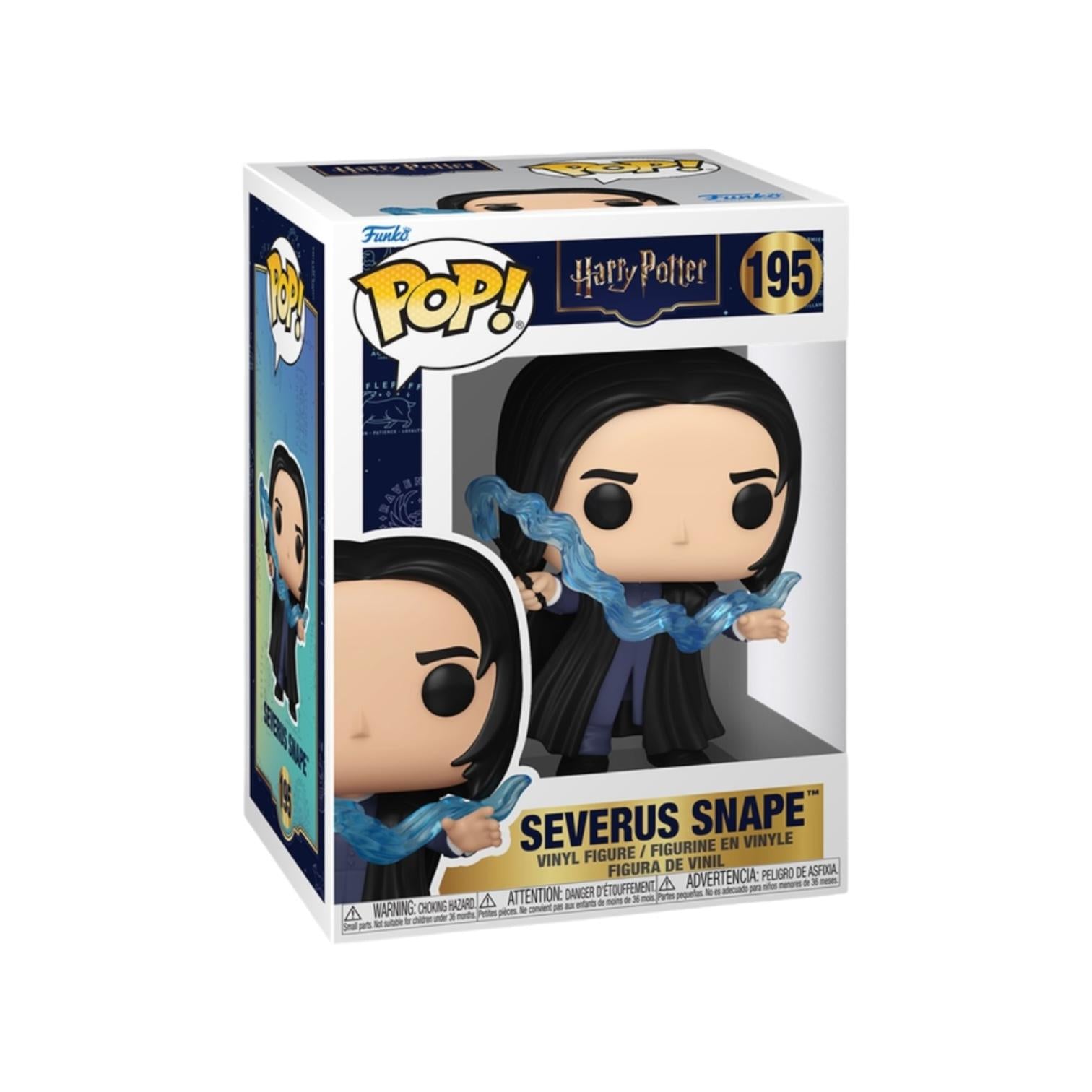 Funko Pop! vinyl figure of Severus Snape in packaging on a white background