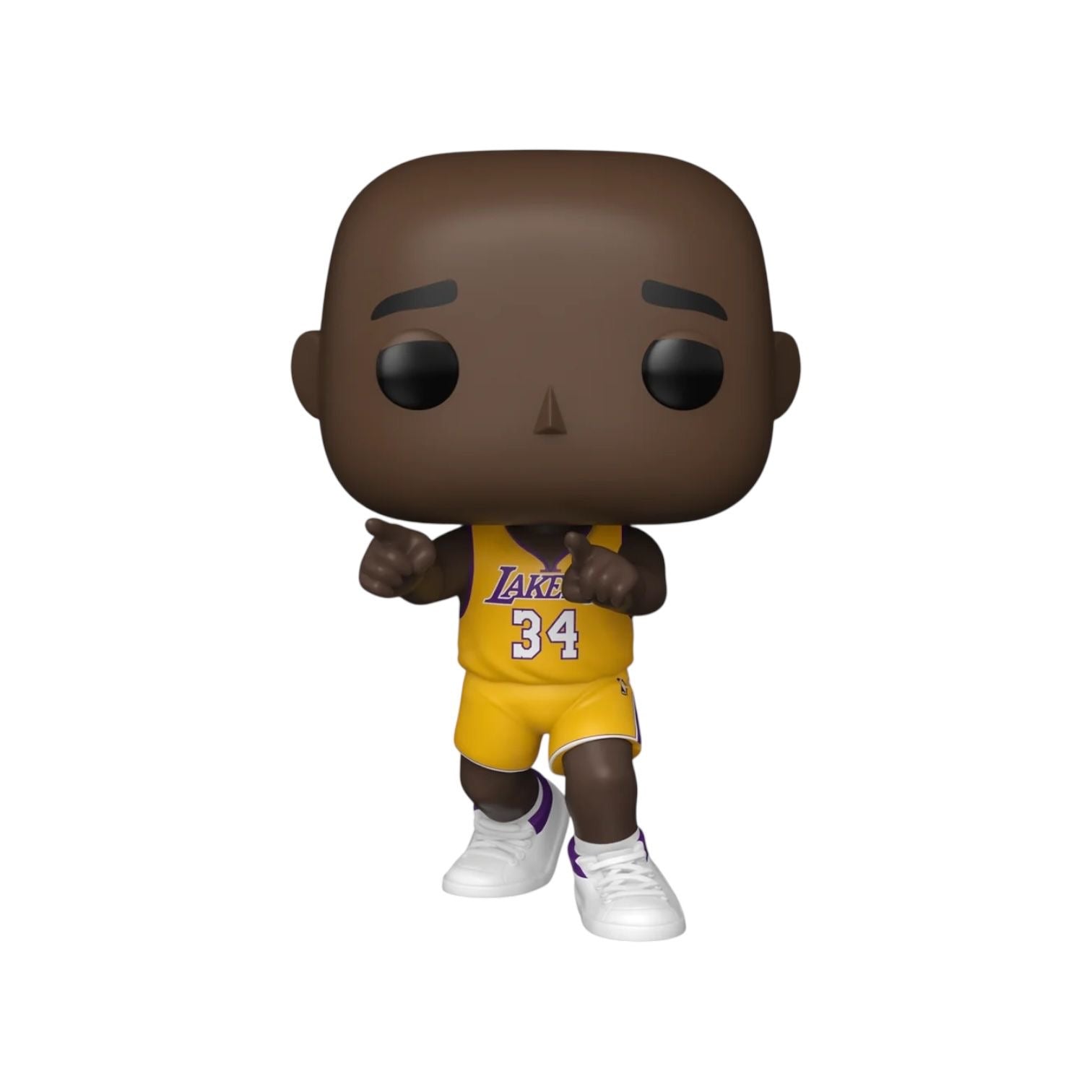Shaq 208 Funko pop in his iconic Yellow Lakers jersey
