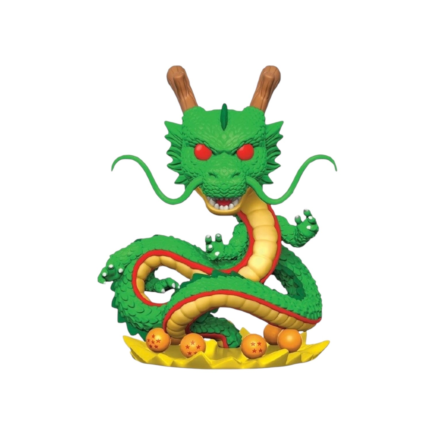 Shenron figurine on a white background