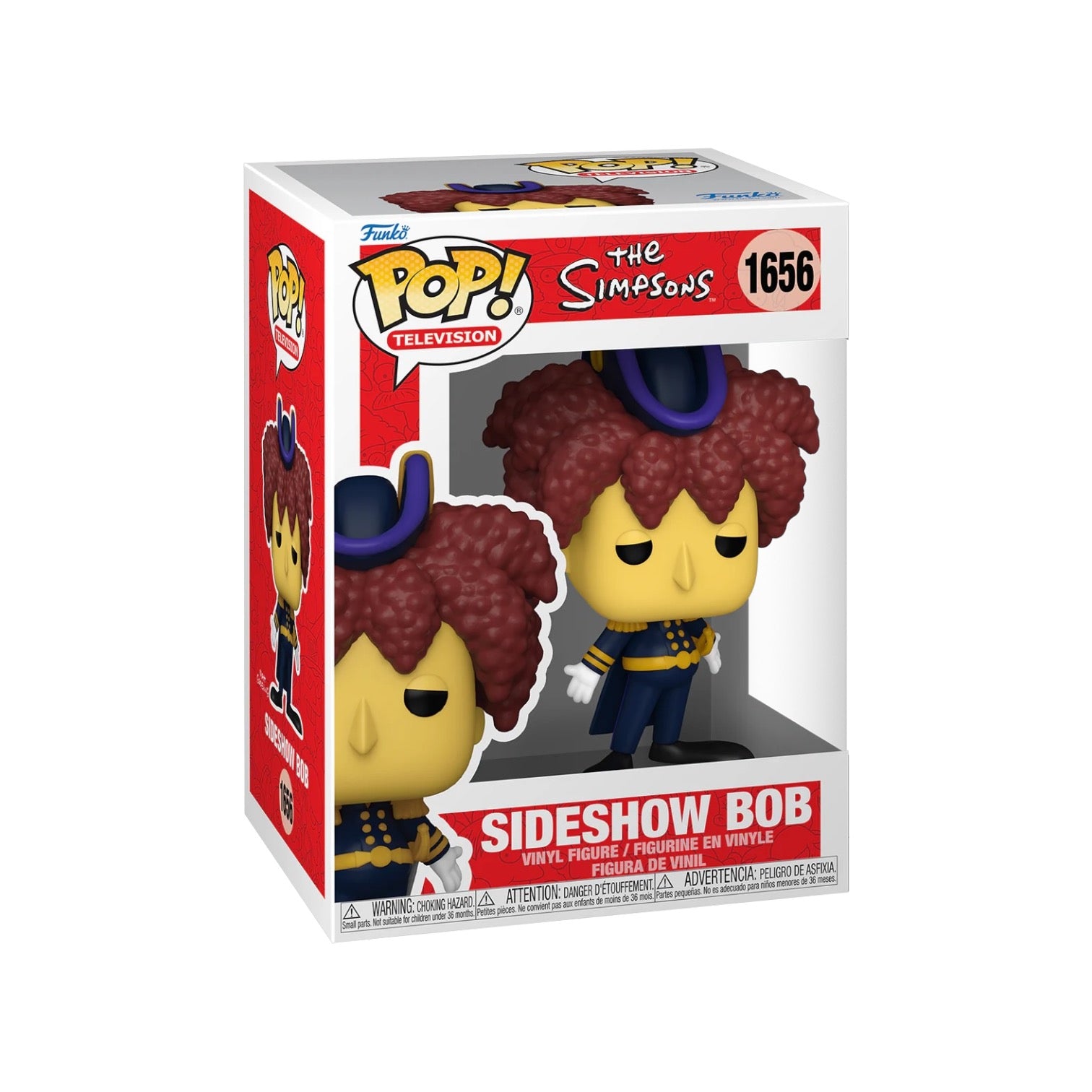 Funko Pop! figure of Sideshow Bob from The Simpsons, numbered #1656, available for preorder.