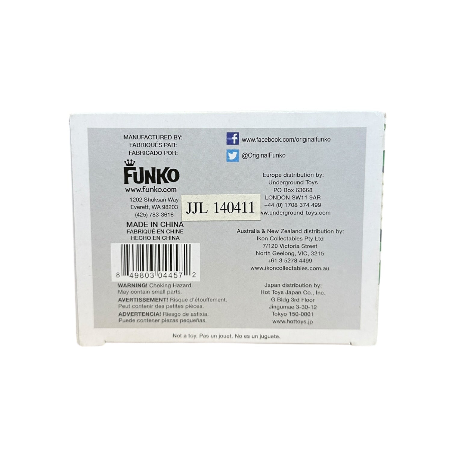 Slimer #108 (Glows in the Dark) Funko Pop! - Ghostbusters - SDCC 2014 Exclusive LE2500 Pcs Bottom