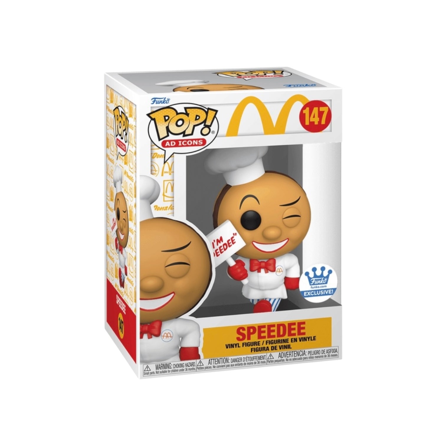 Speedee #147 Funko Pop! - McDonald's - Funko Shop Exclusive box