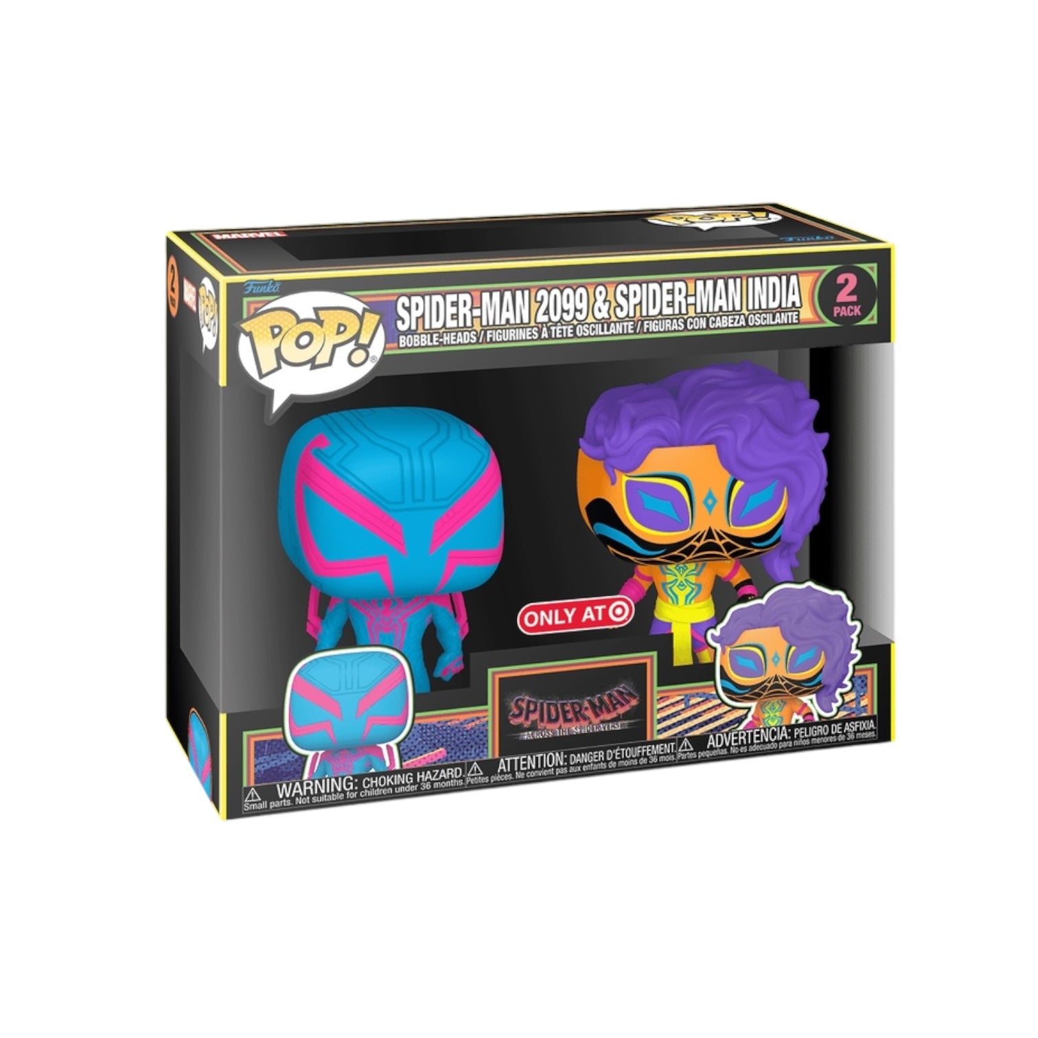 Spider-Man 2099 & Spider-Man India 2 Pack Funko Pop! - Target Exclusive