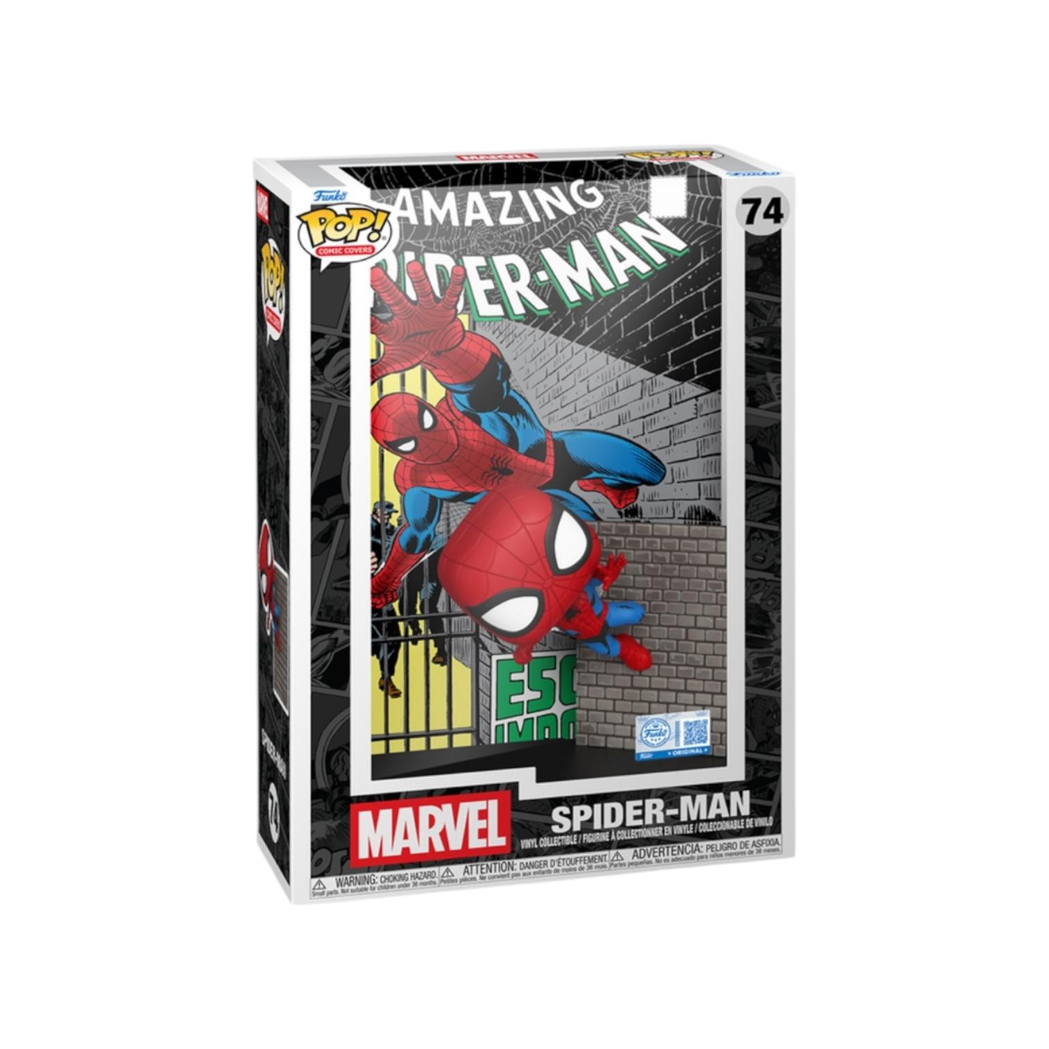 Marvel Spider-Man Pop! vinyl figure packaging on a white background