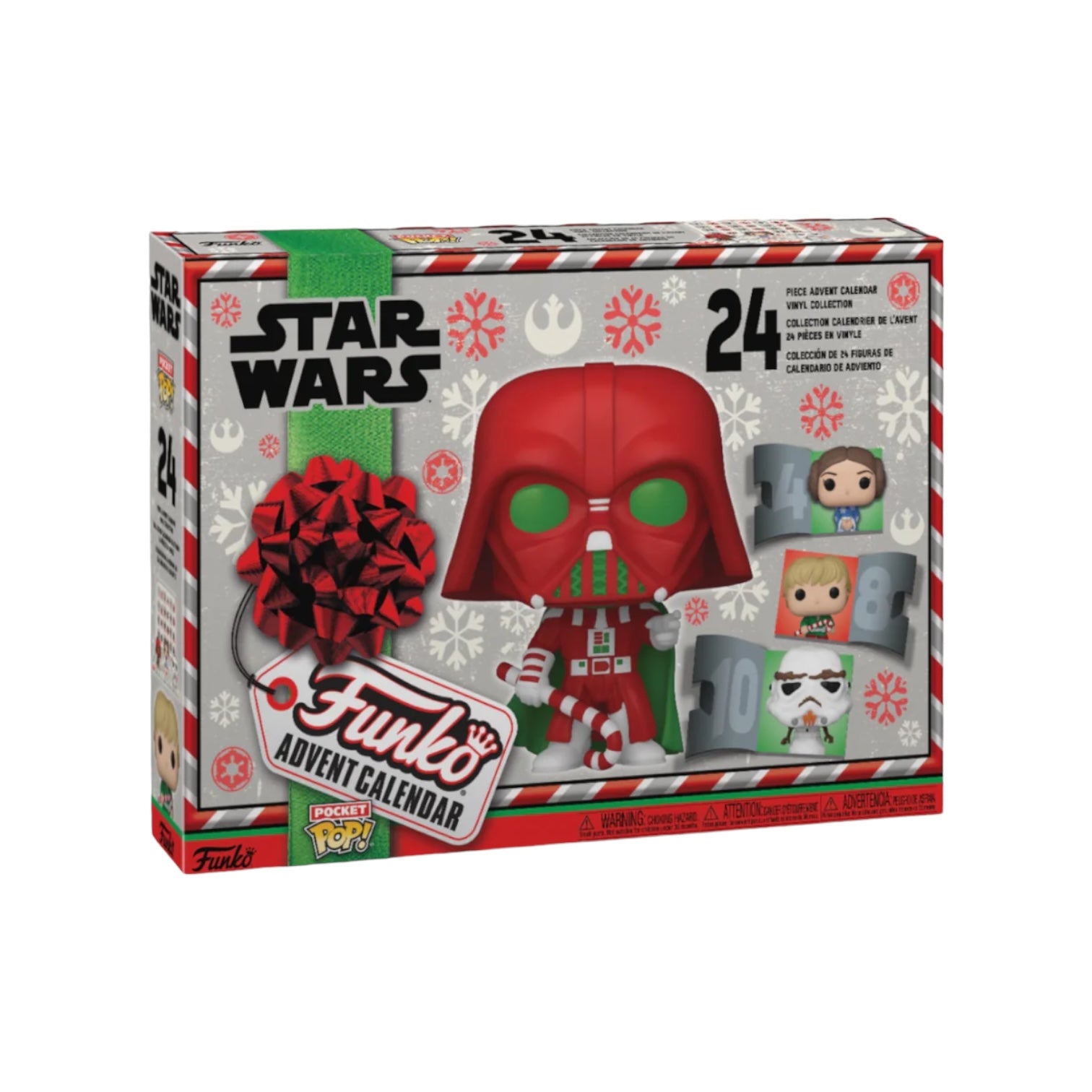 Funko Pocket Pop Advent Calendar featuring Star Wars characters, perfect for fans to celebrate the holiday season.